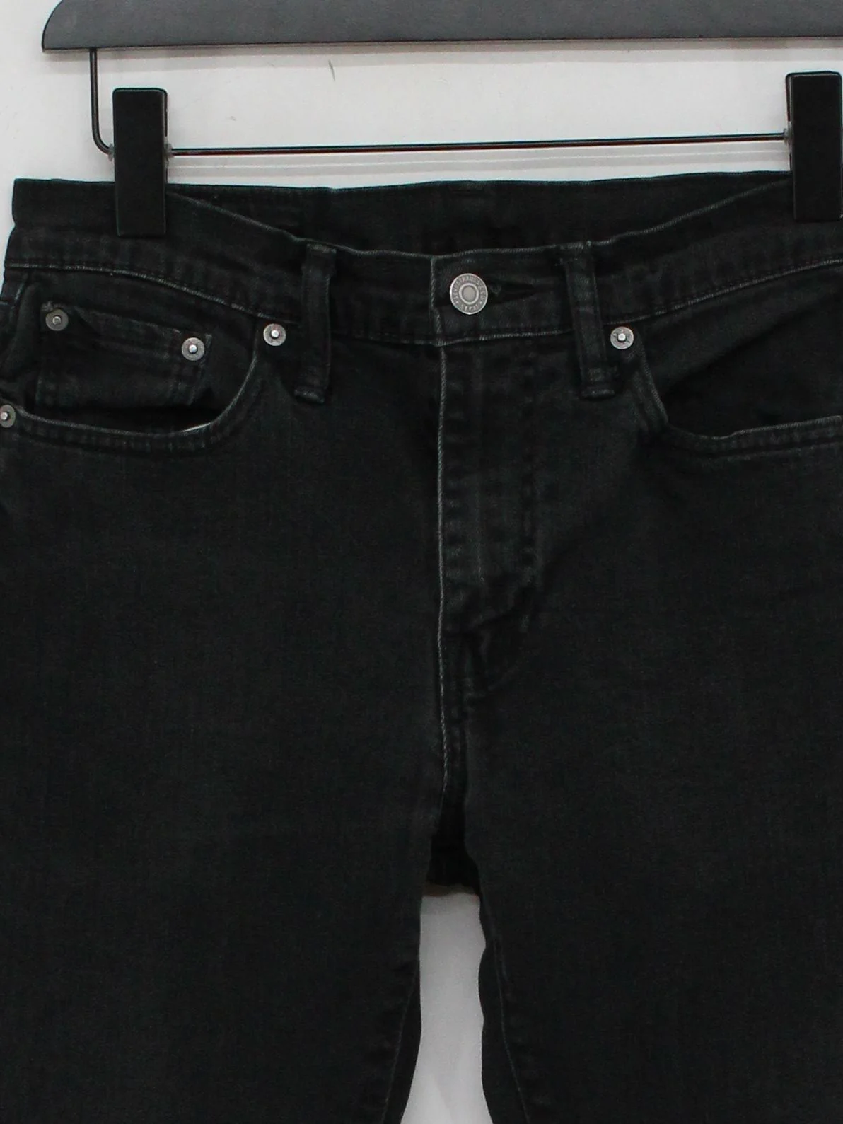 Levi’s Men's Jeans W 29 in Black Cotton with Elastane Straight - Image 3