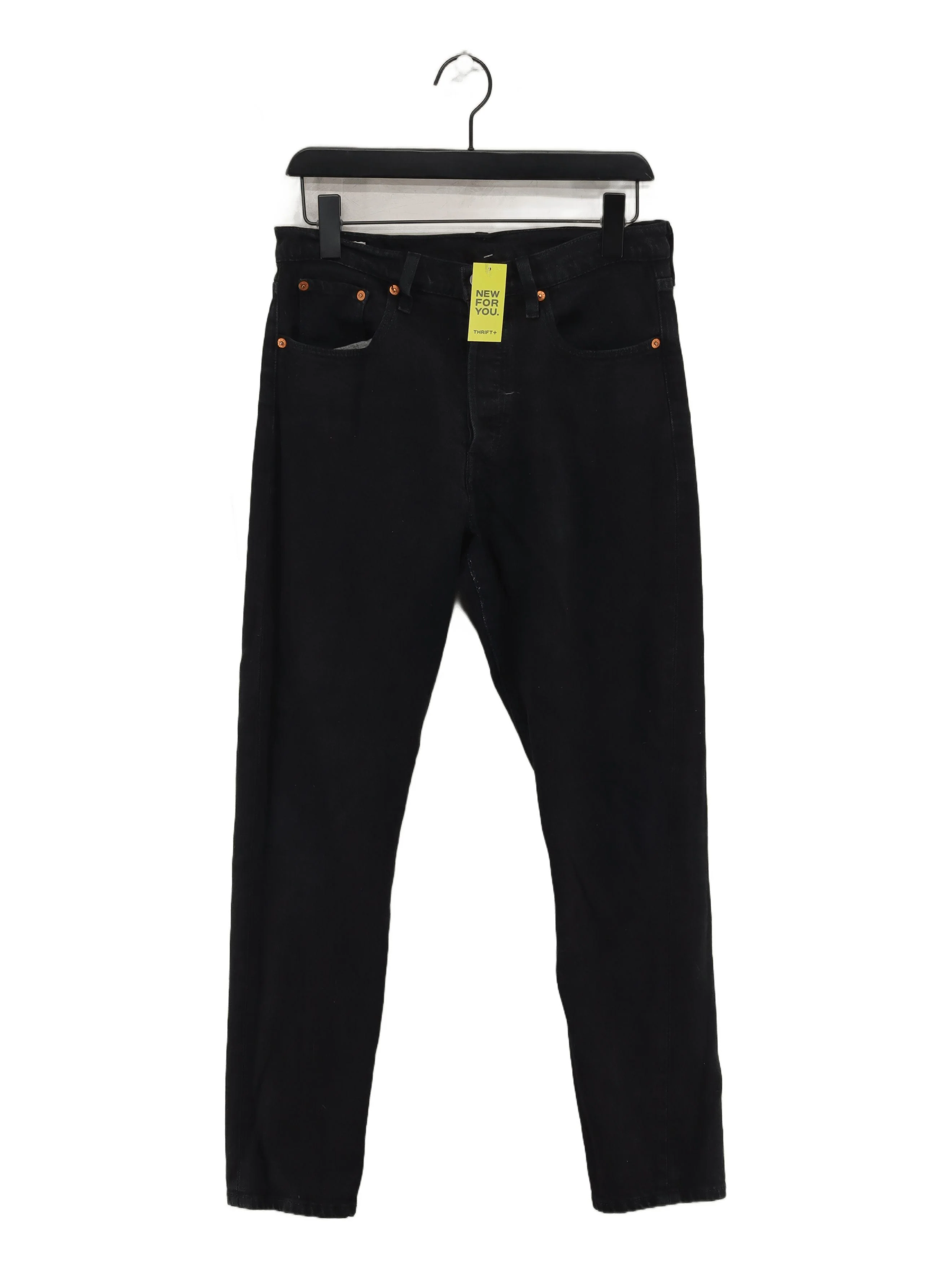 Levi’s Men's Jeans W 29 in Black Cotton with Polyester, Elastane Straight