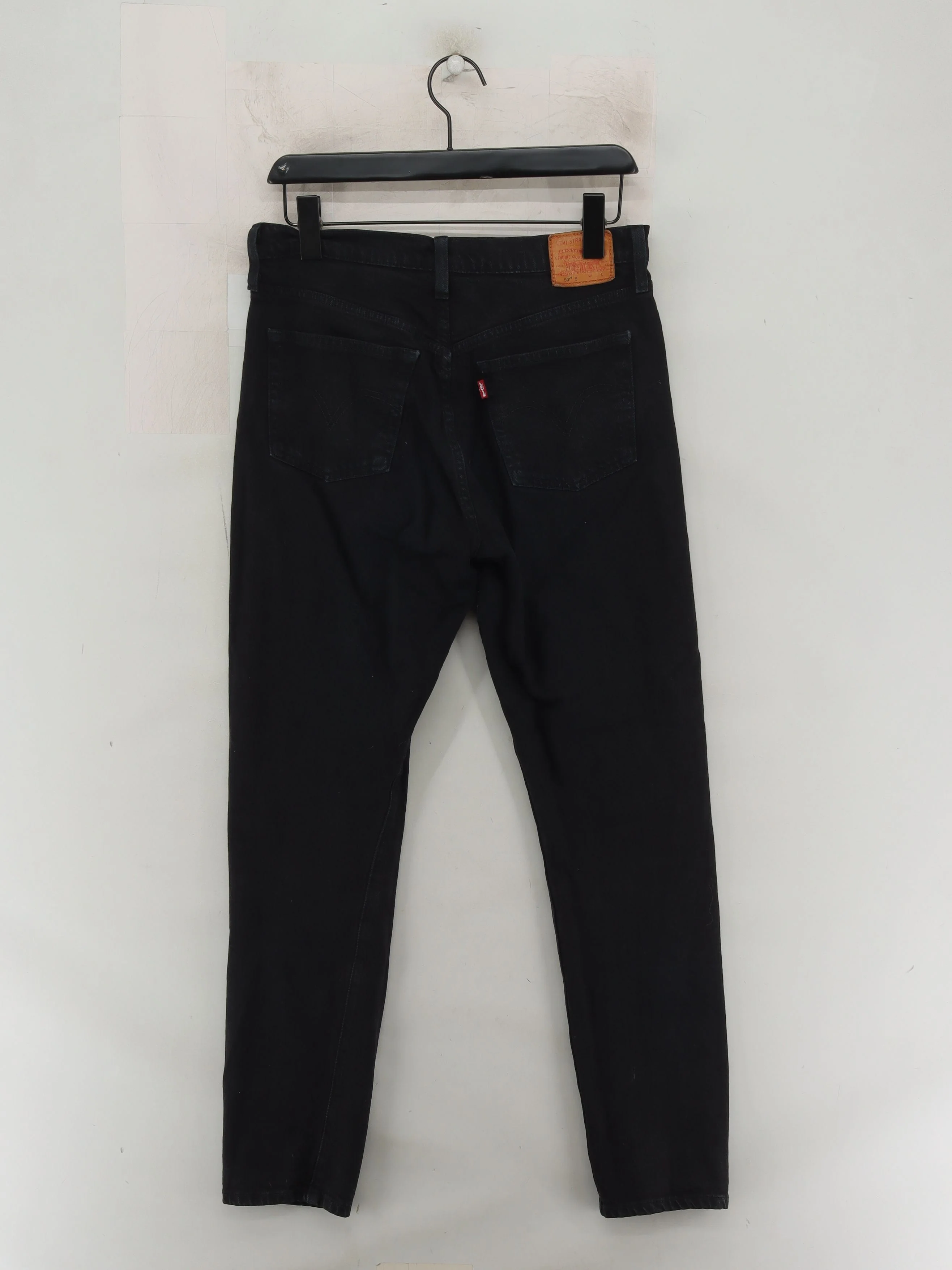 Levi’s Men's Jeans W 29 in Black Cotton with Polyester, Elastane Straight - Image 2