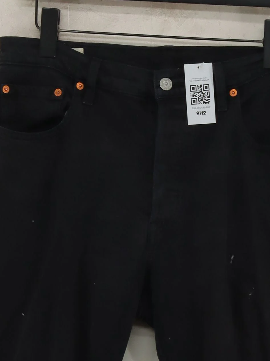 Levi’s Men's Jeans W 29 in Black Cotton with Polyester, Elastane Straight - Image 3