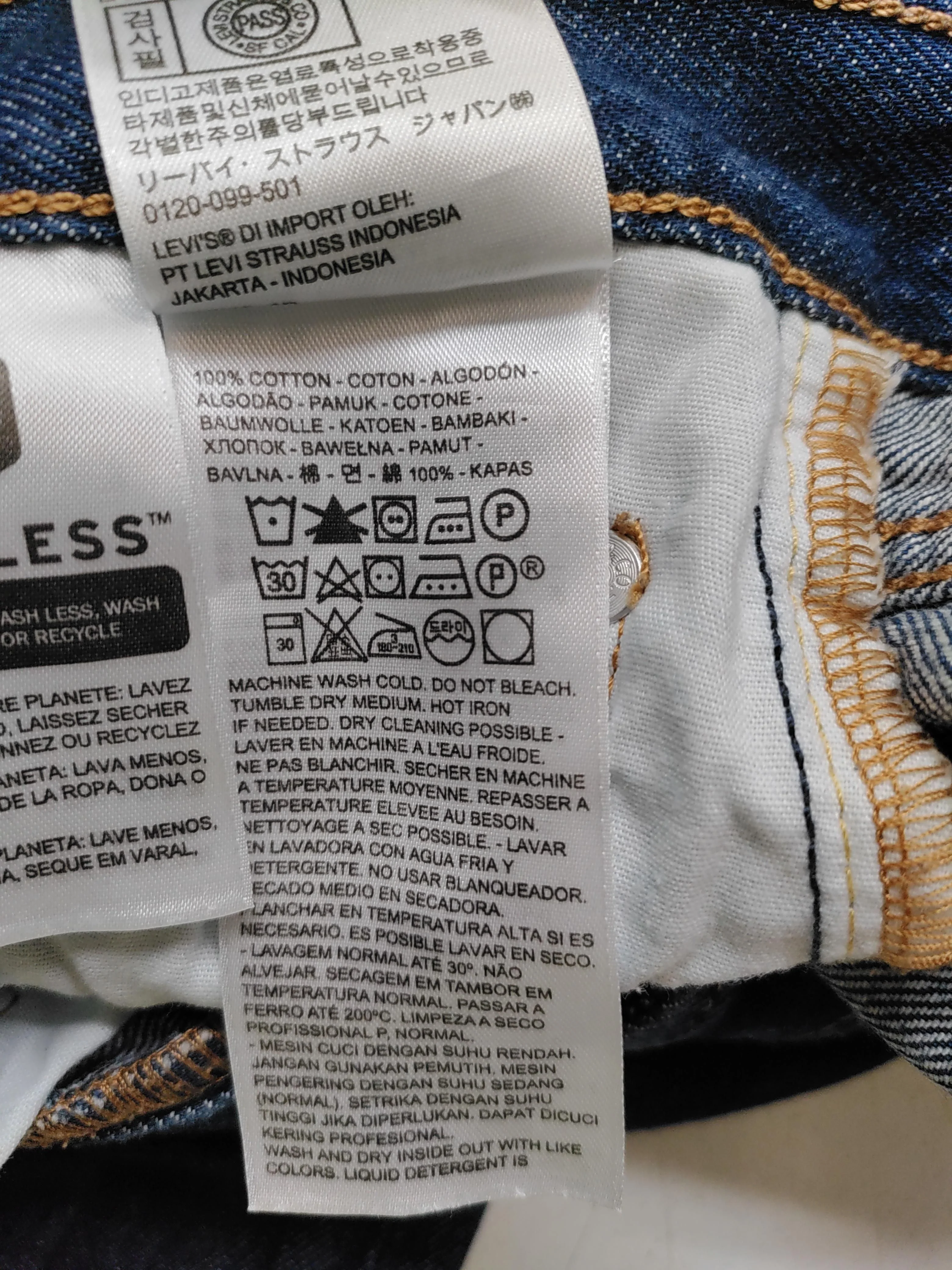 Levi’s Men's Jeans W 29 in Blue 100% Cotton Straight - Image 7
