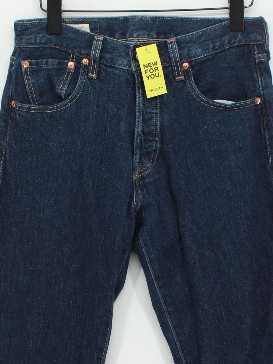 Levi’s Men's Jeans W 29 in; L 32 in Blue Cotton with Elastane Straight - Image 3
