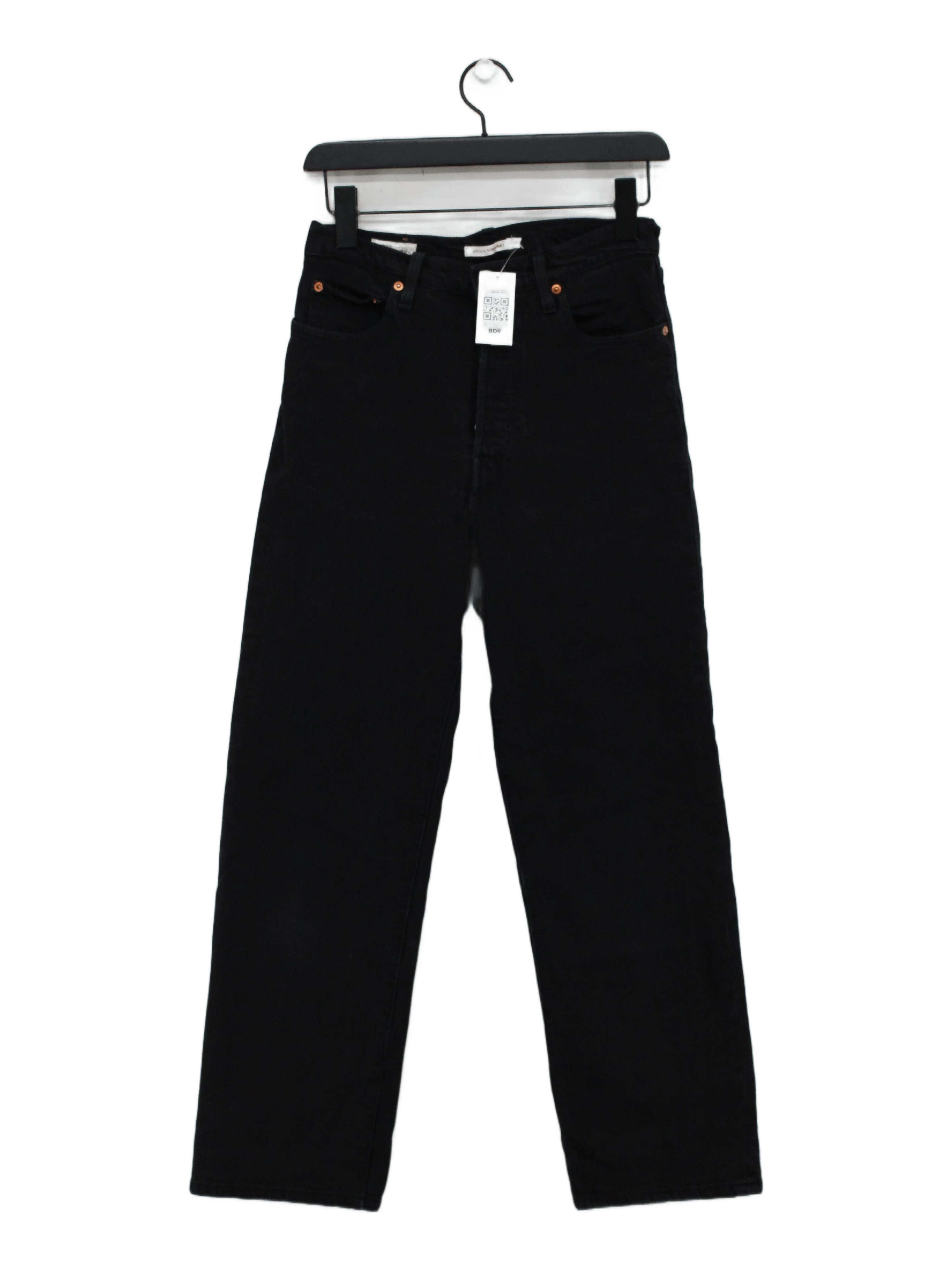 Levi’s Men's Jeans W 30 in Black Cotton with Polyester, Elastane Straight