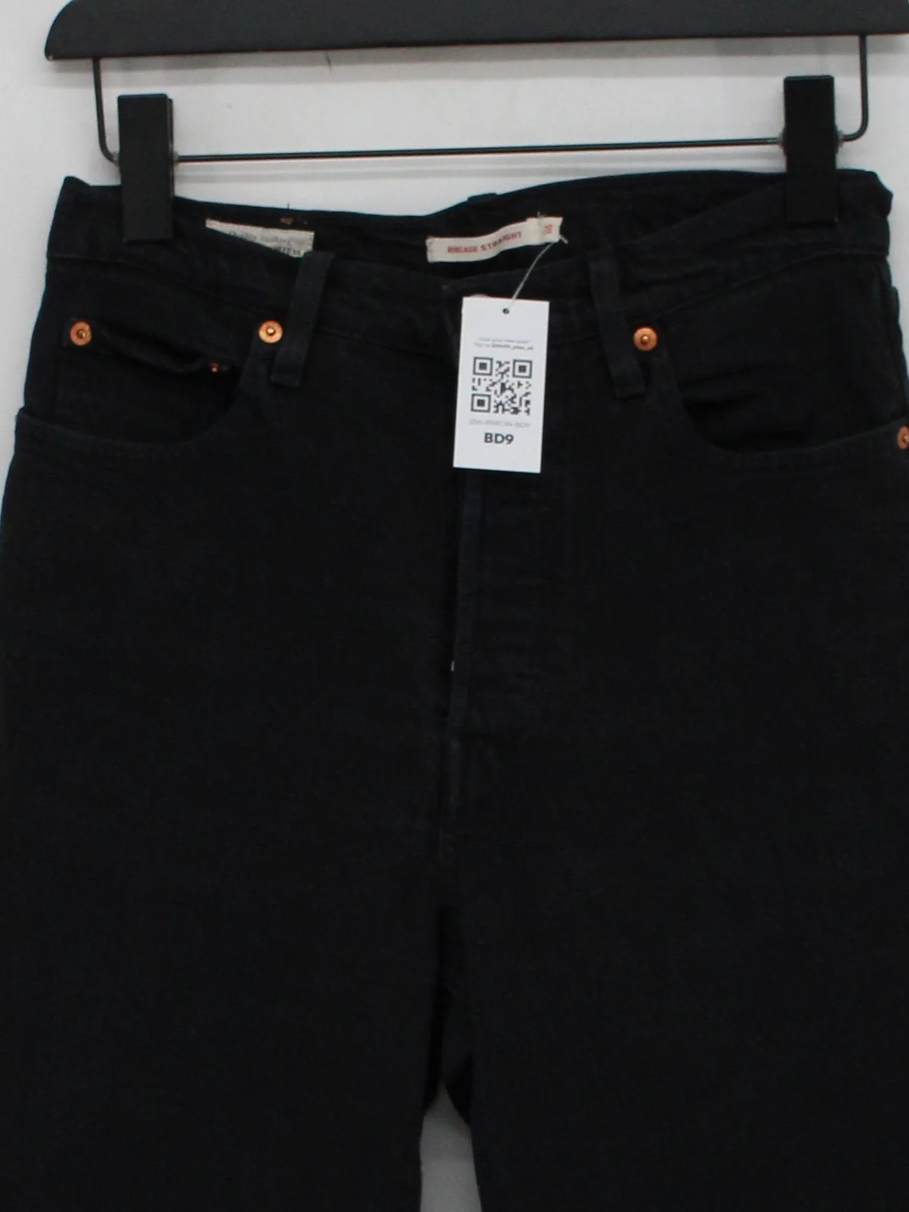Levi’s Men's Jeans W 30 in Black Cotton with Polyester, Elastane Straight - Image 3