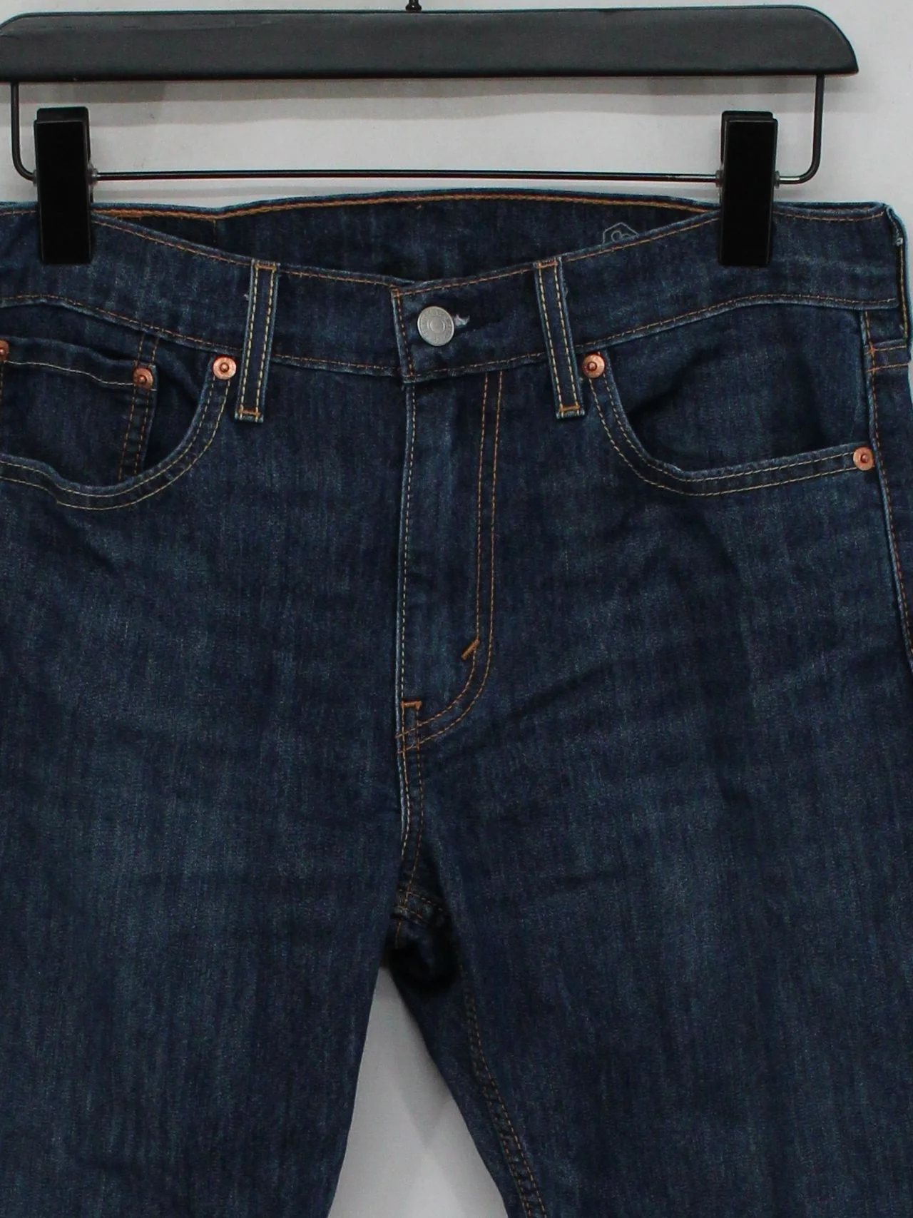Levi’s Men's Jeans W 30 in Blue Cotton with Polyester, Elastane Straight - Image 3