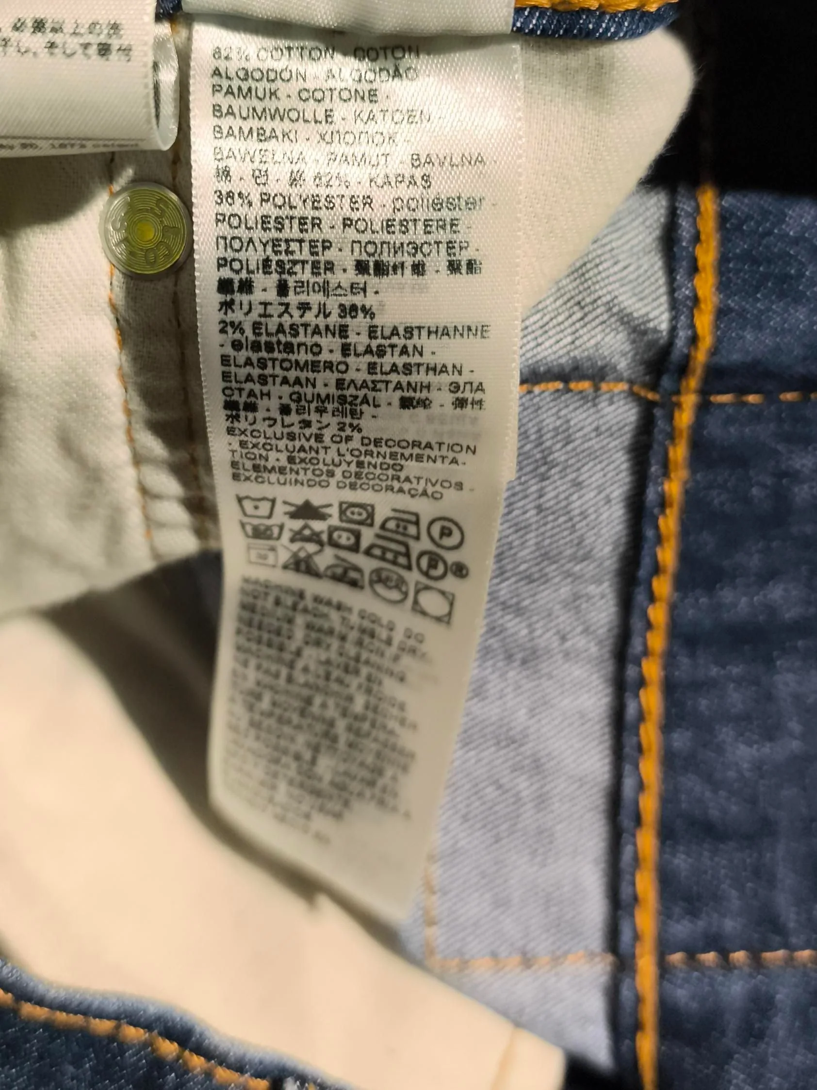 Levi’s Men's Jeans W 30 in Blue Cotton with Polyester, Elastane Straight - Image 6