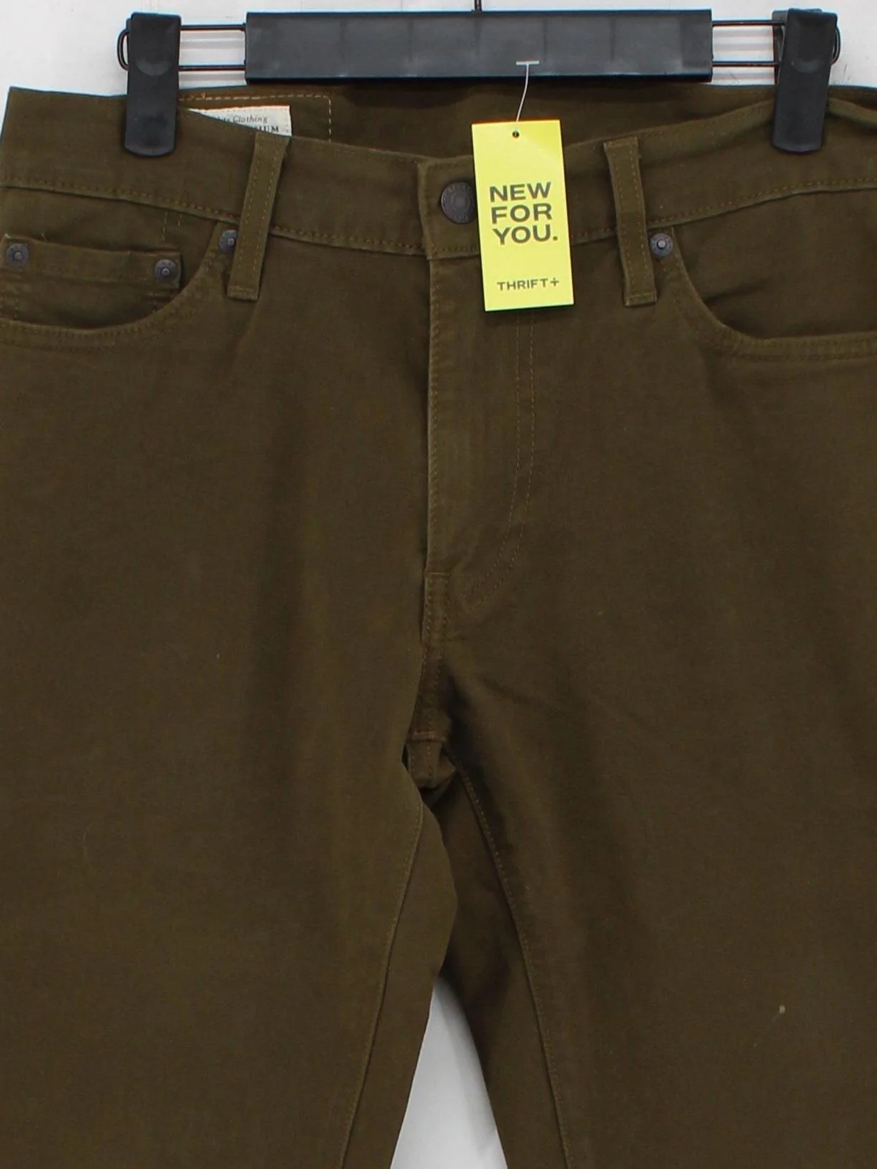 Levi’s Men's Jeans W 30 in Green Cotton with Elastane Straight - Image 3