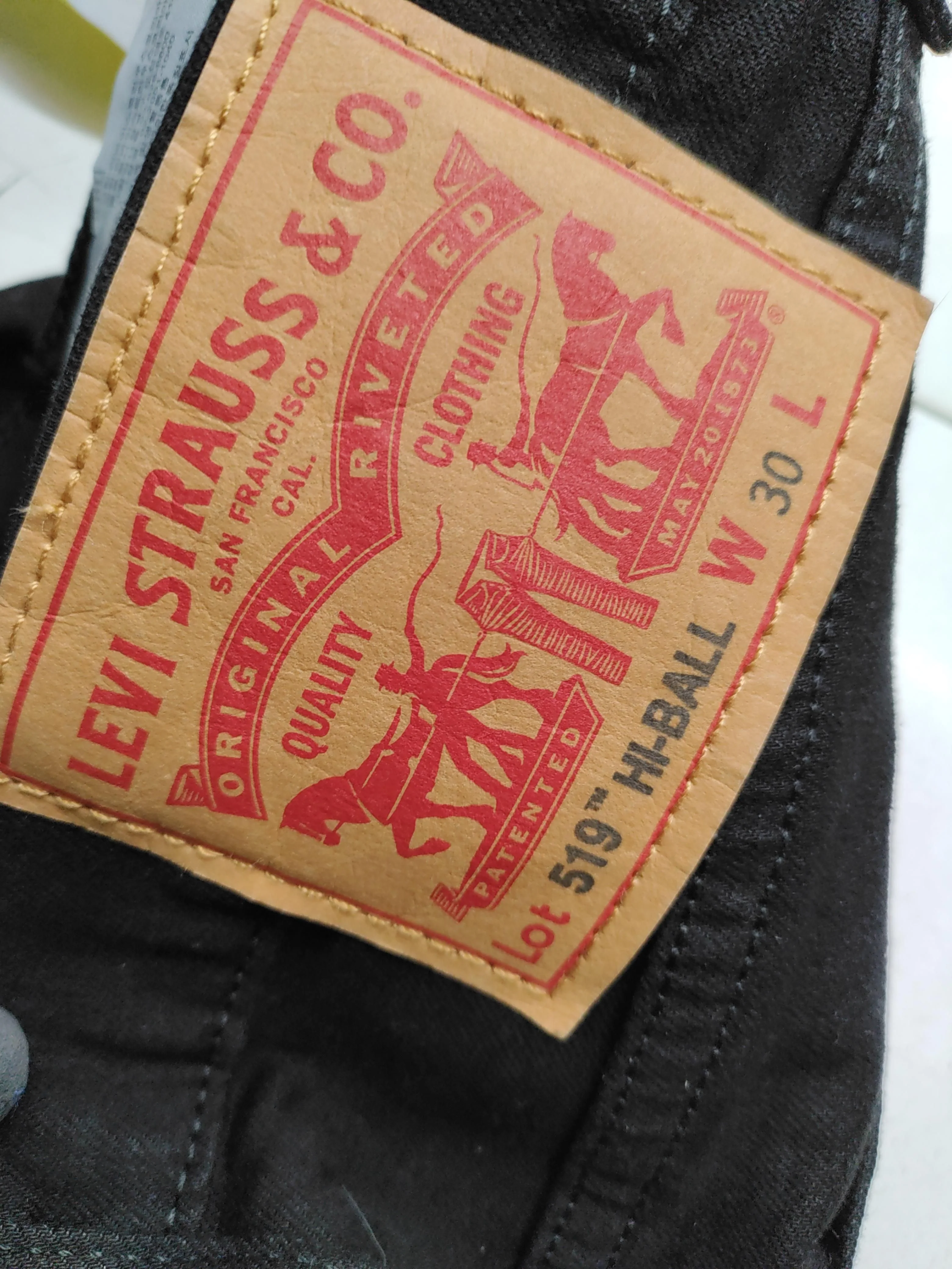 Levi’s Men's Jeans W 30 in; L 30 in Black Cotton with Elastane Skinny - Image 5