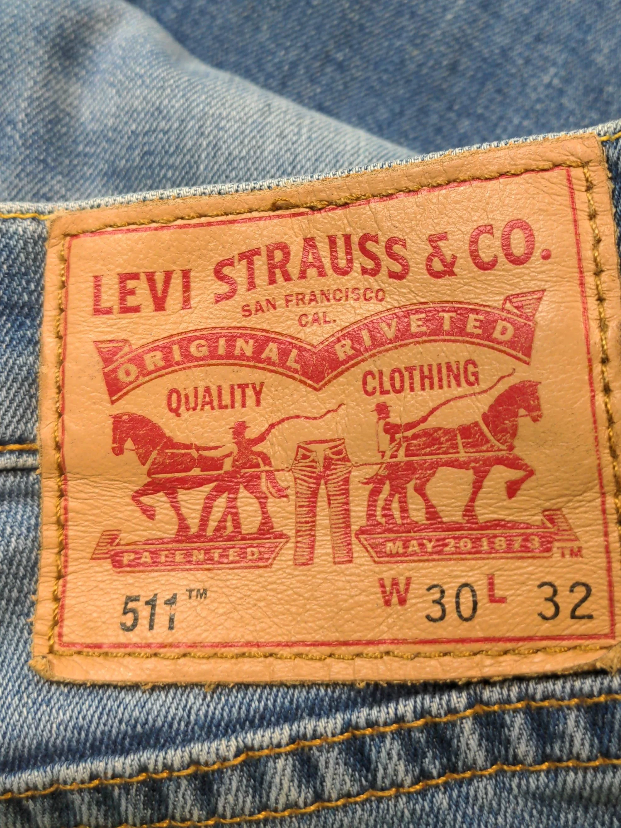 Levi’s Men's Jeans W 30 in; L 32 in Blue Cotton with Elastane Skinny - Image 5
