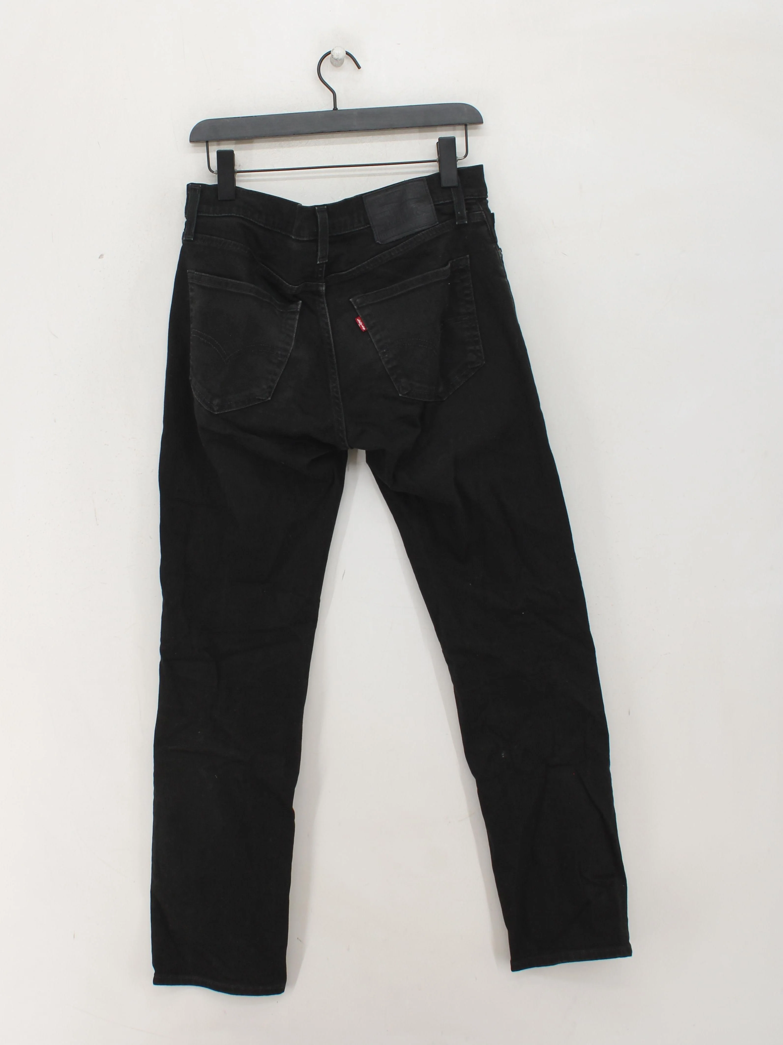 Levi’s Men's Jeans W 31 in Black Cotton with Elastane Straight - Image 2