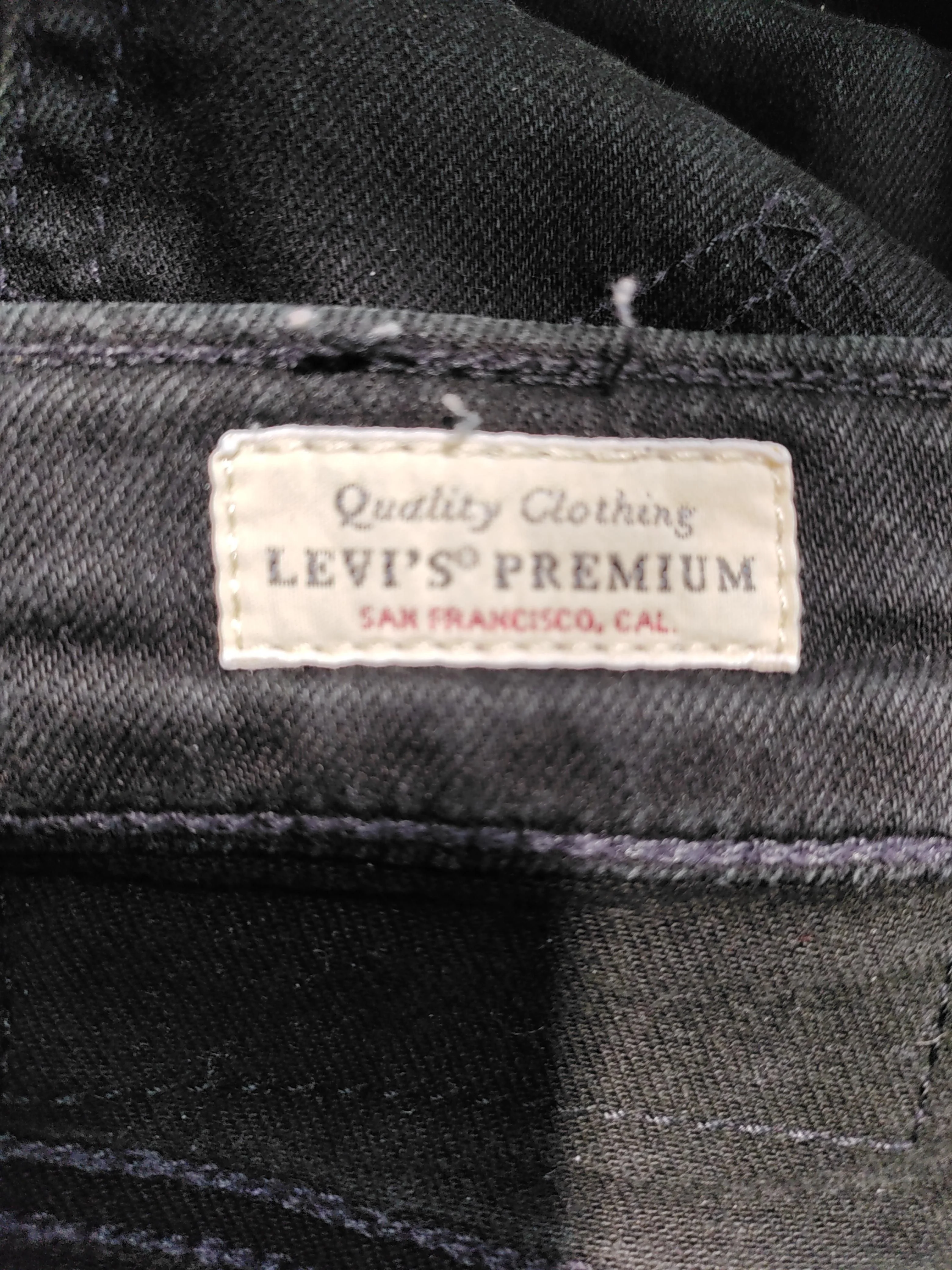 Levi’s Men's Jeans W 31 in Black Cotton with Elastane Straight - Image 6