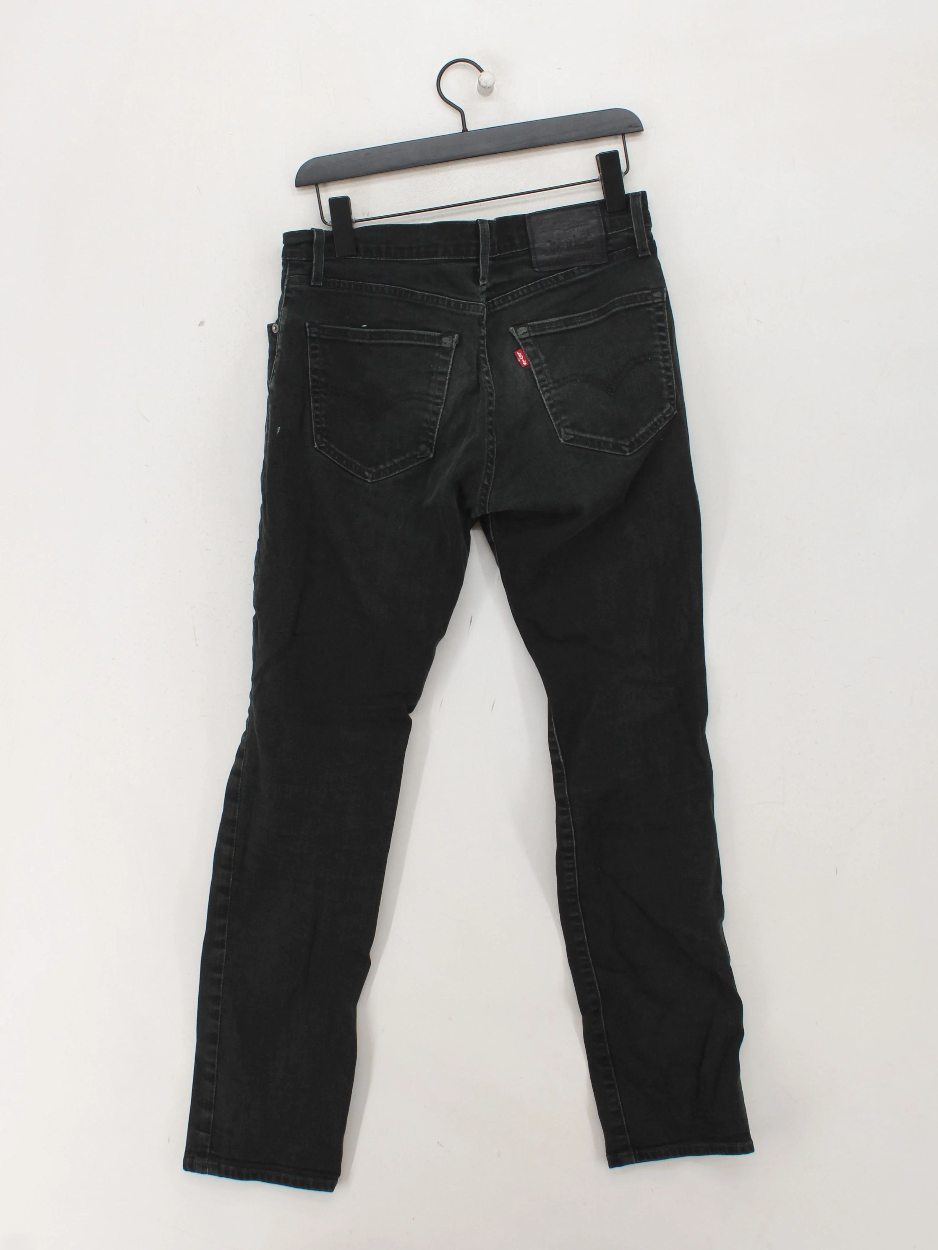 Levi’s Men's Jeans W 31 in Black Cotton with Elastane Straight - Image 2