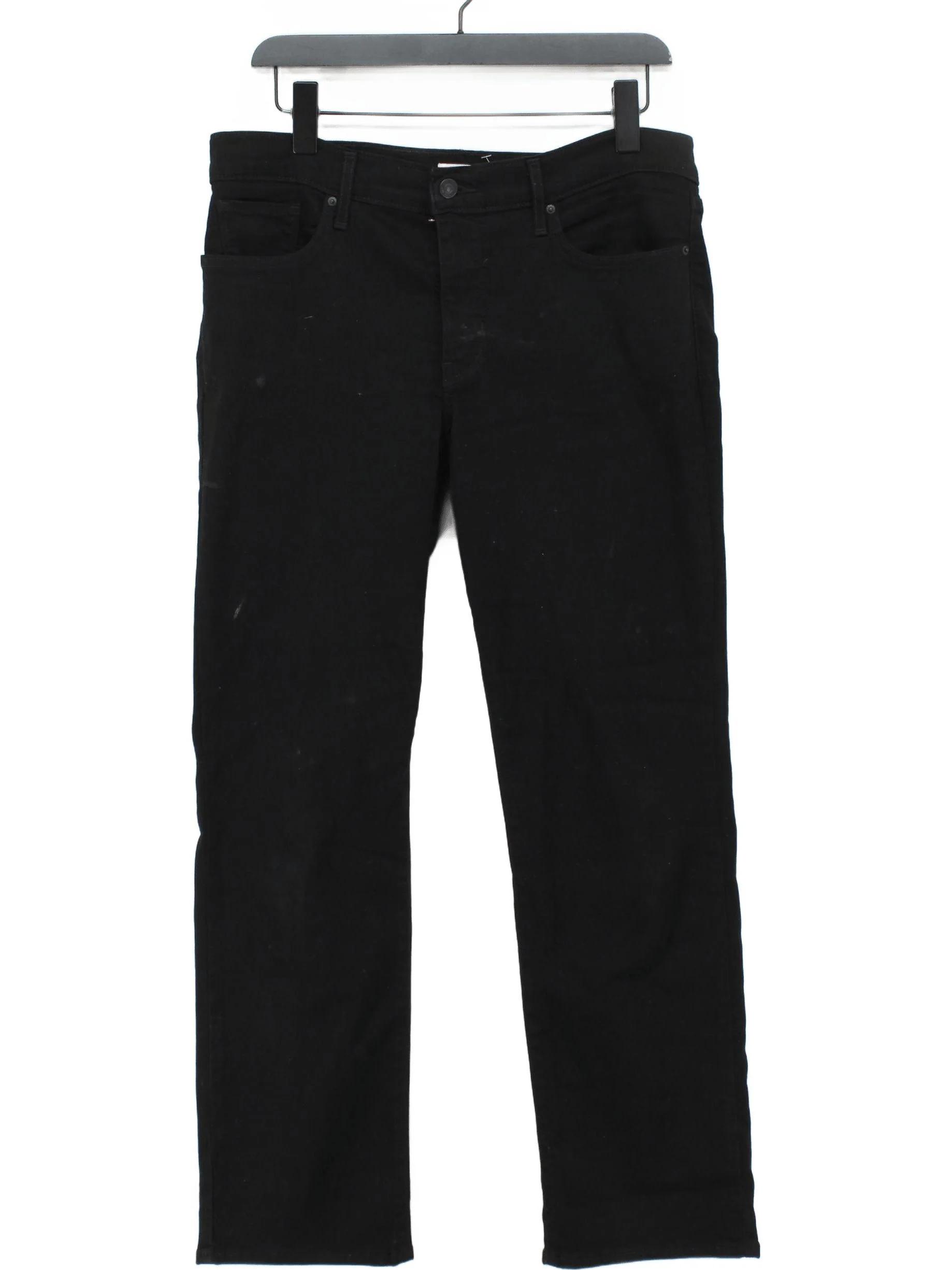 Levi’s Men's Jeans W 31 in Black Cotton with Polyester, Elastane Straight