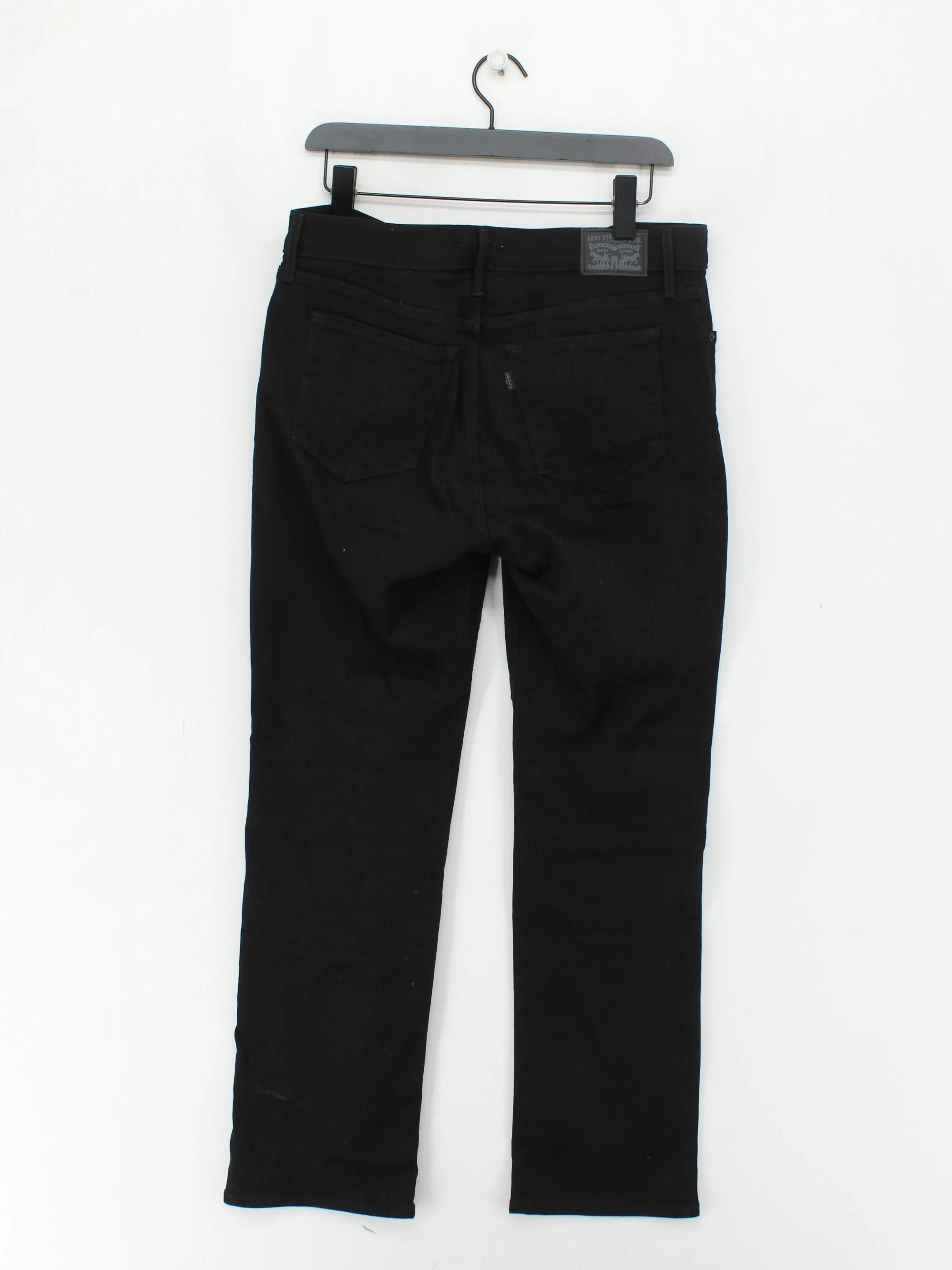 Levi’s Men's Jeans W 31 in Black Cotton with Polyester, Elastane Straight - Image 2