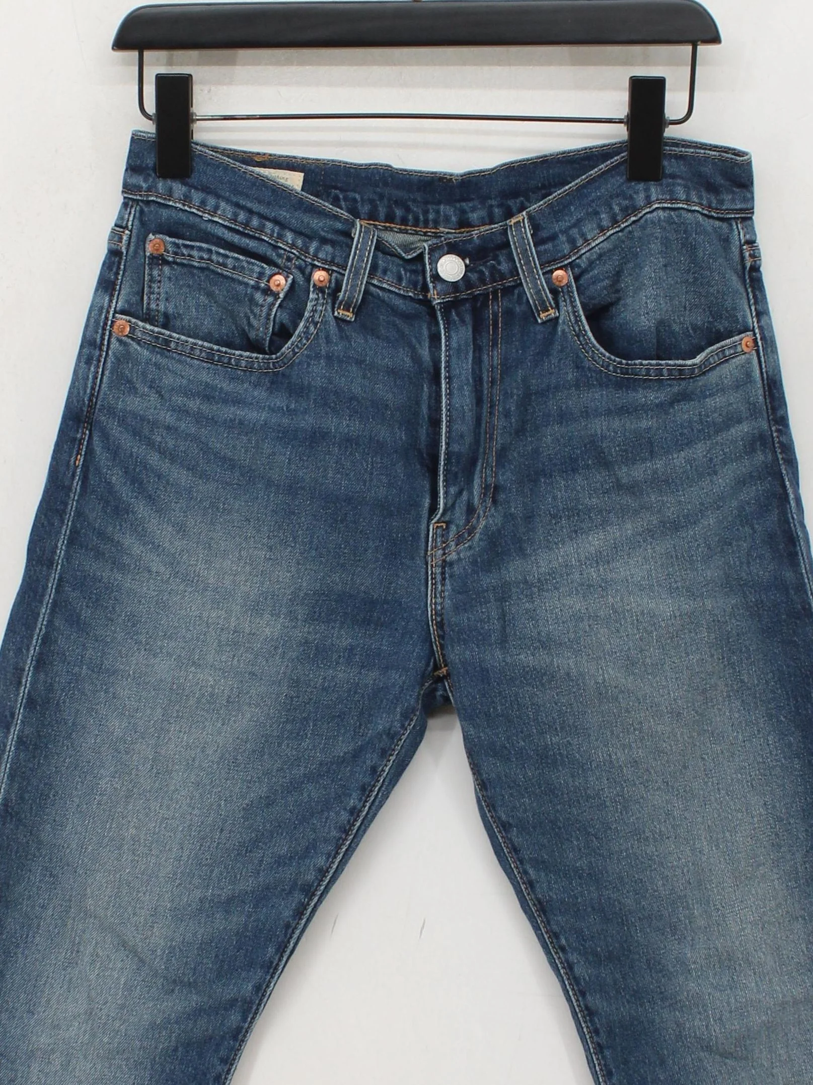 Levi’s Men's Jeans W 31 in Blue Cotton with Elastane Straight - Image 3