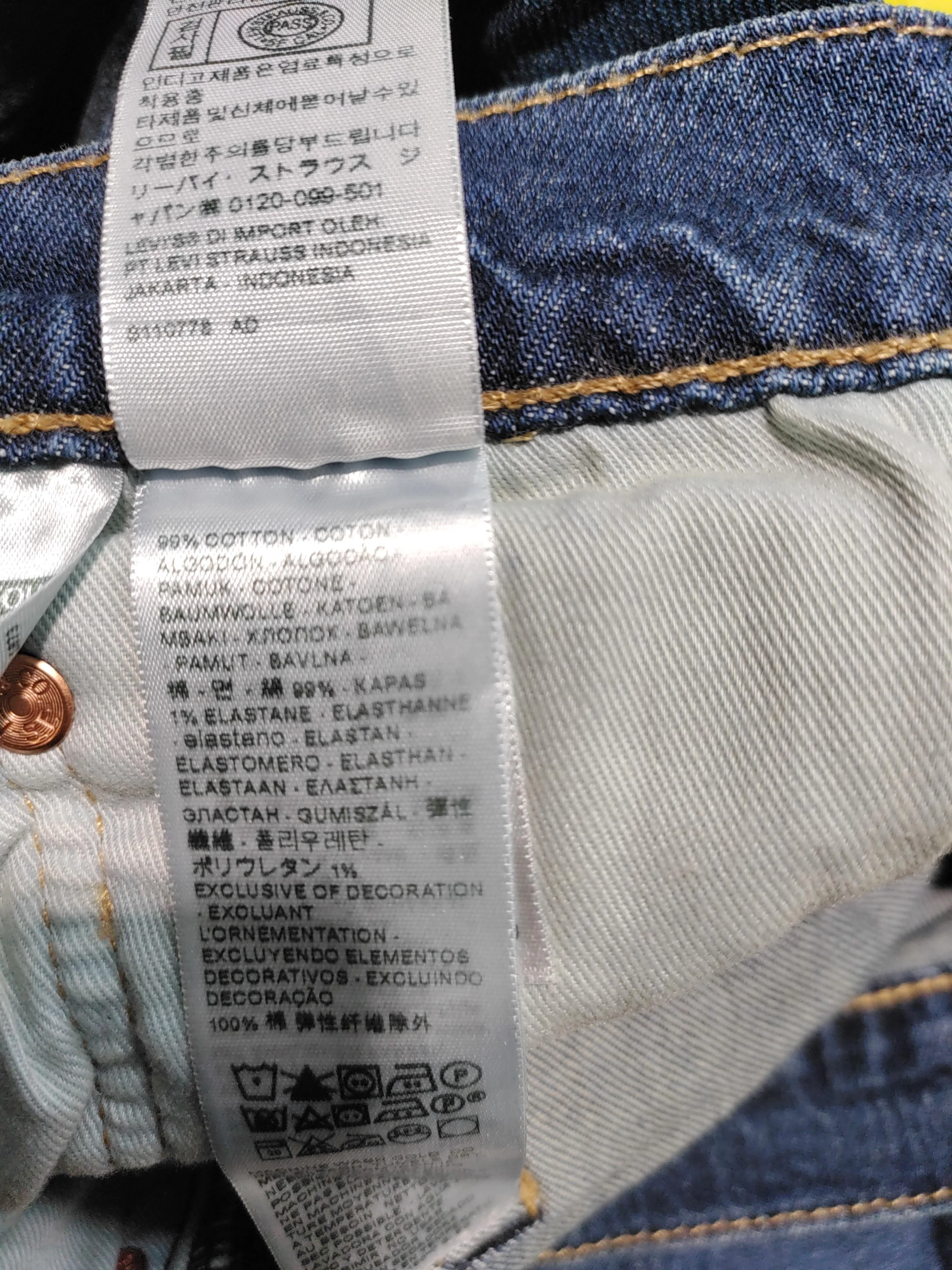 Levi’s Men's Jeans W 31 in Blue Cotton with Elastane Straight - Image 7