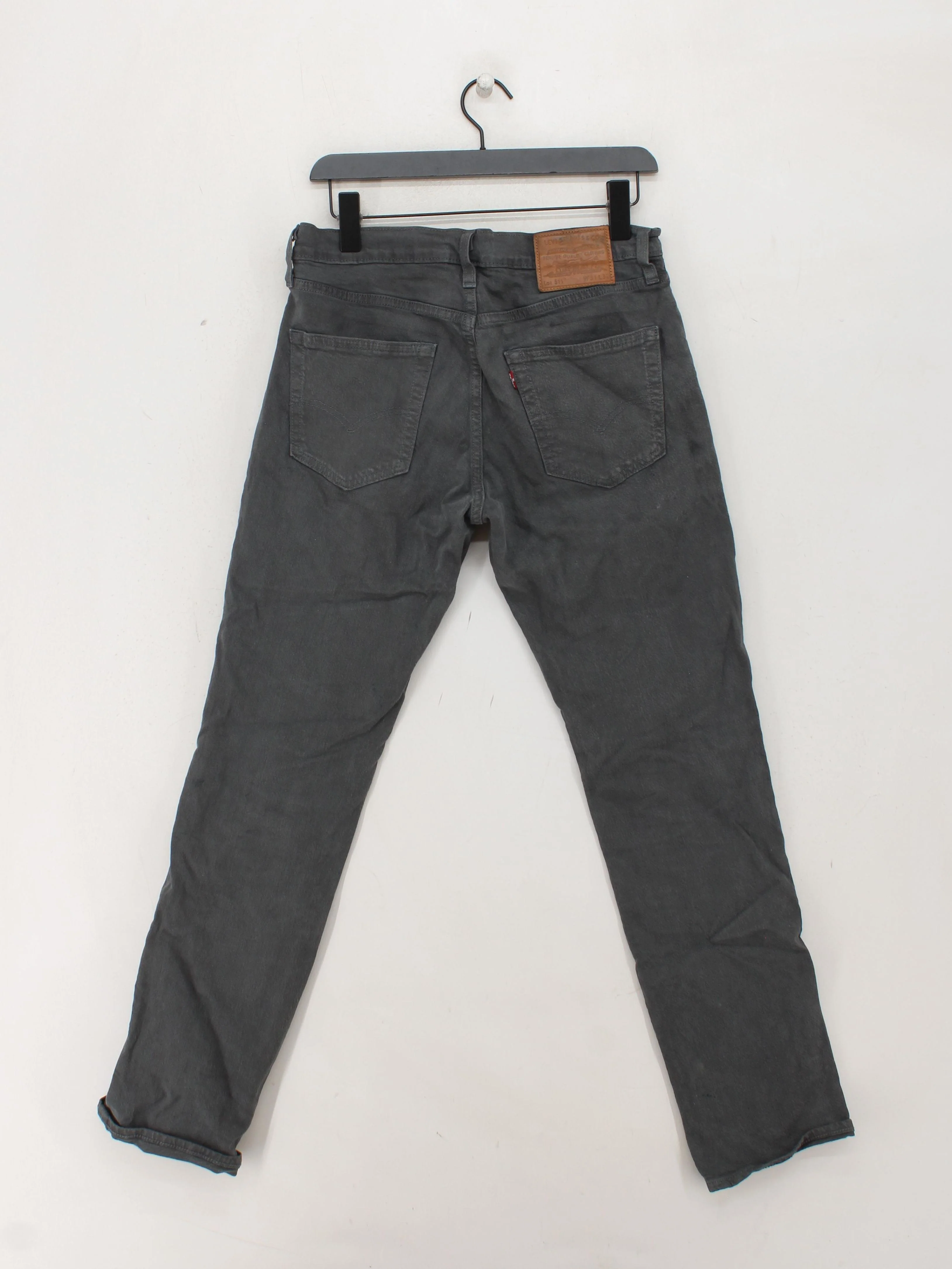 Levi’s Men's Jeans W 31 in Grey Cotton with Elastane Straight - Image 2