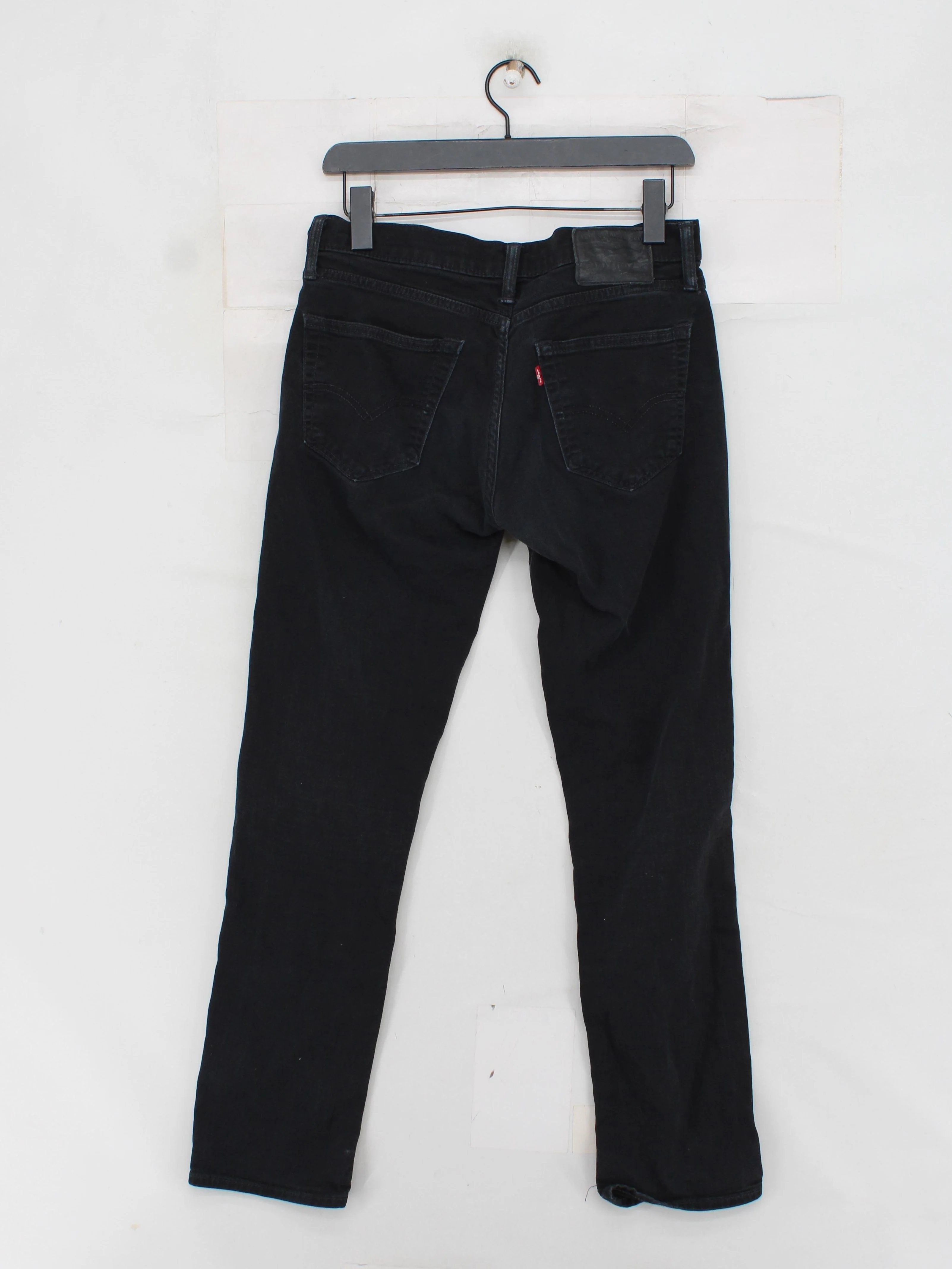 Levi’s Men's Jeans W 32 in Black Cotton with Elastane Straight - Image 2