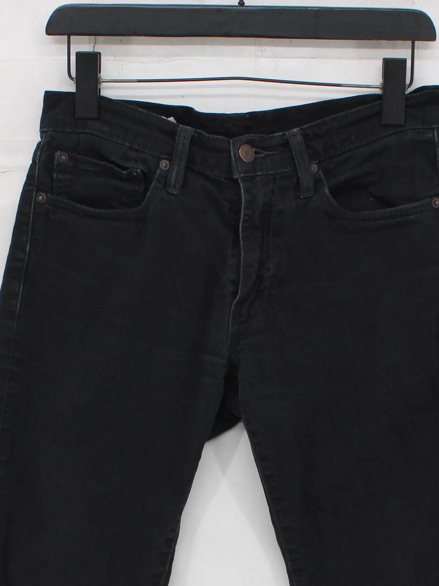 Levi’s Men's Jeans W 32 in Black Cotton with Elastane Straight - Image 3