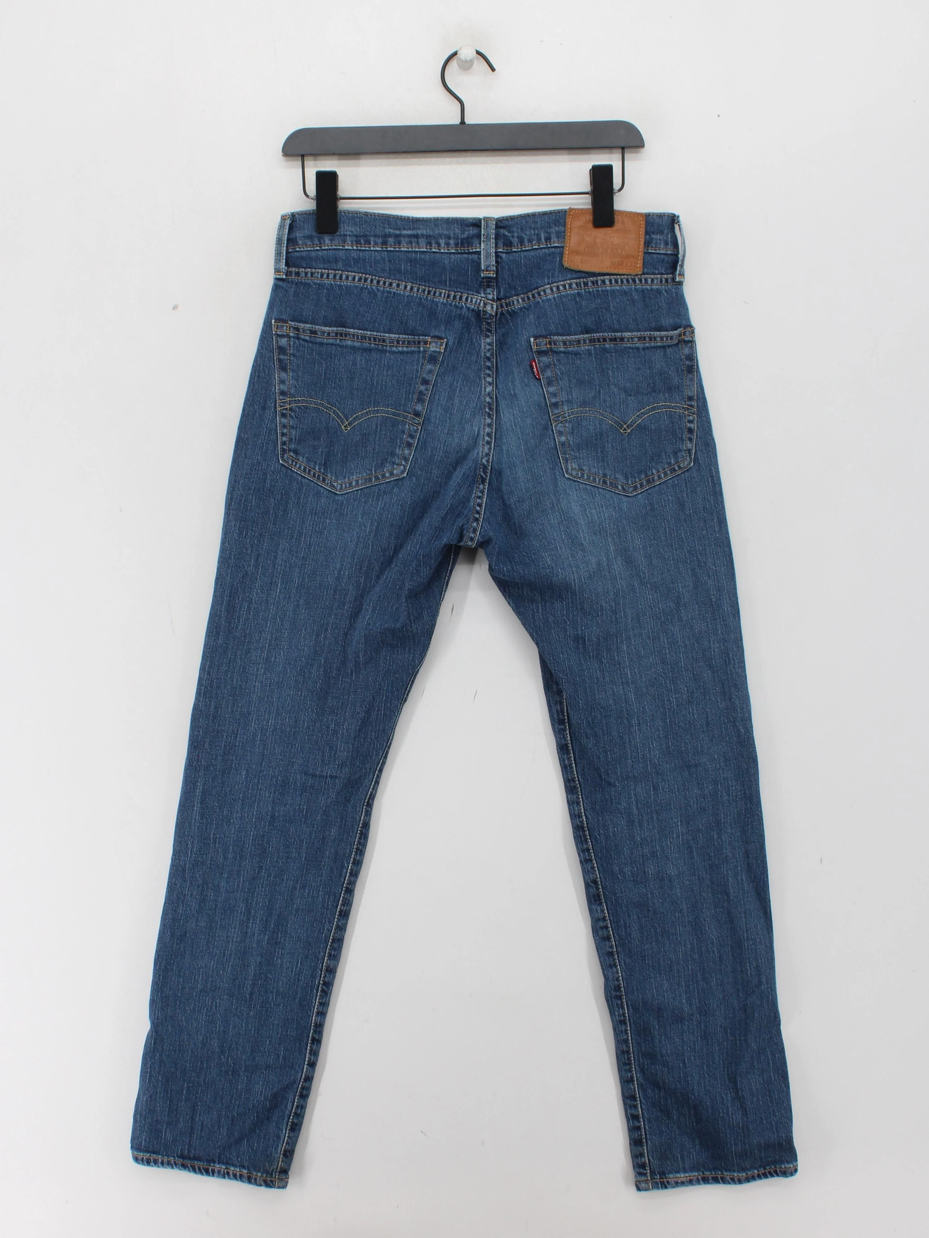 Levi’s Men's Jeans W 32 in Blue Cotton with Elastane Straight - Image 2