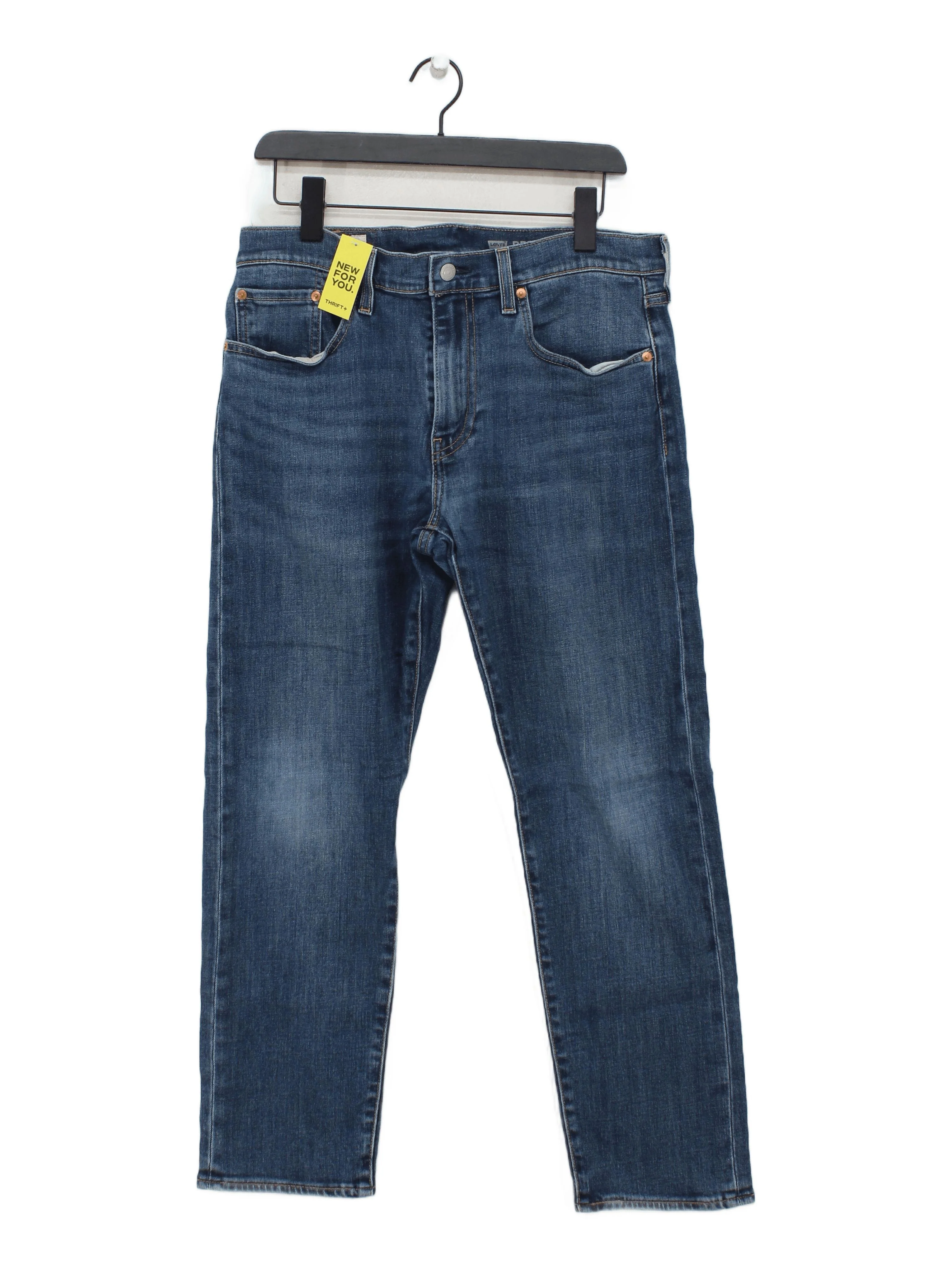 Levi’s Men's Jeans W 32 in Blue Cotton with Elastane Straight