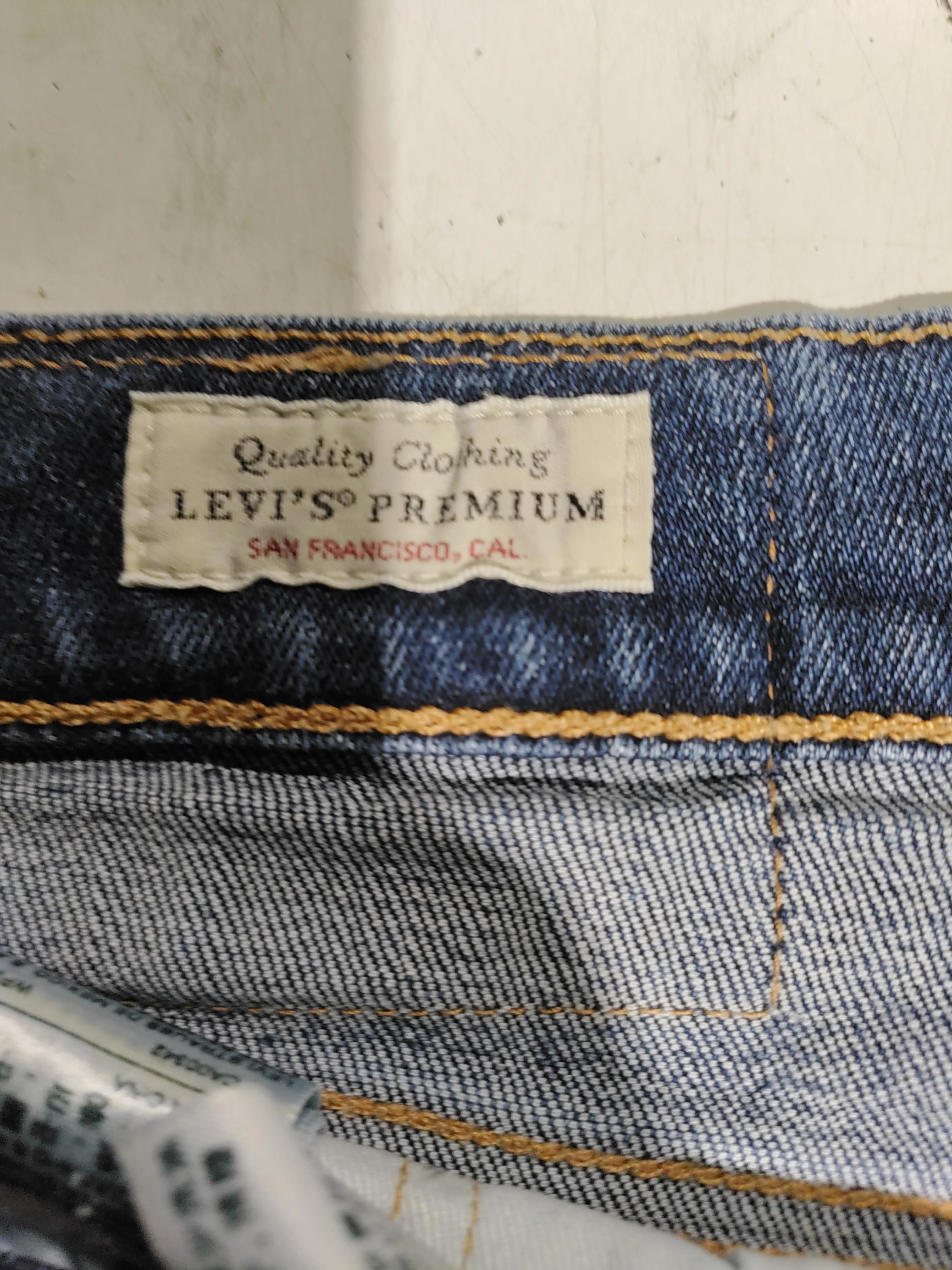 Levi’s Men's Jeans W 32 in Blue Cotton with Elastane Straight - Image 5