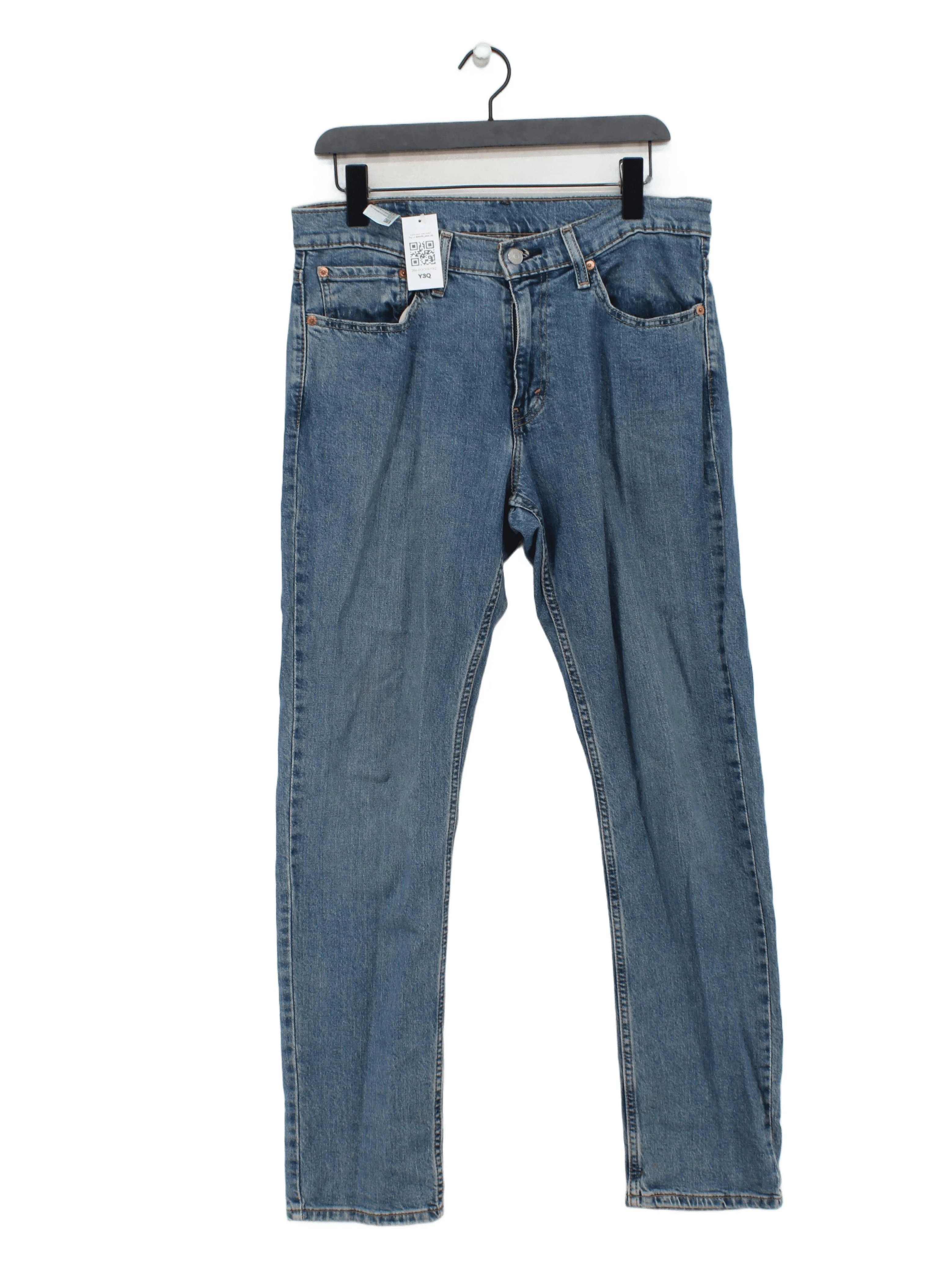 Levi’s Men's Jeans W 32 in Blue Cotton with Lyocell Modal, Elastane Straight