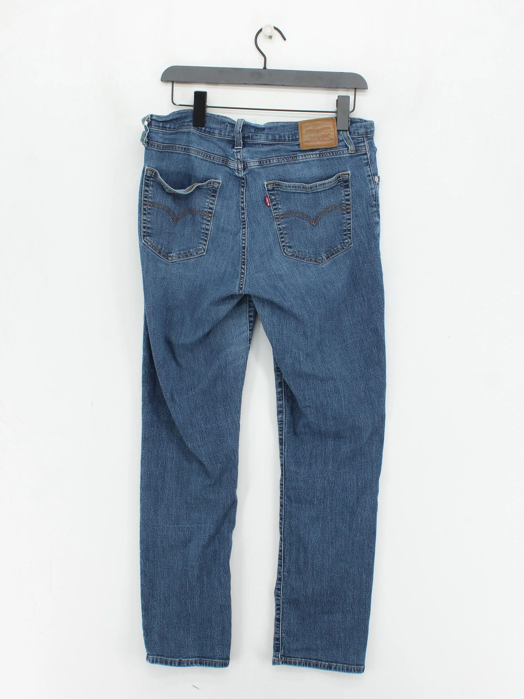 Levi’s Men's Jeans W 32 in Blue Cotton with Polyester, Elastane Skinny - Image 2
