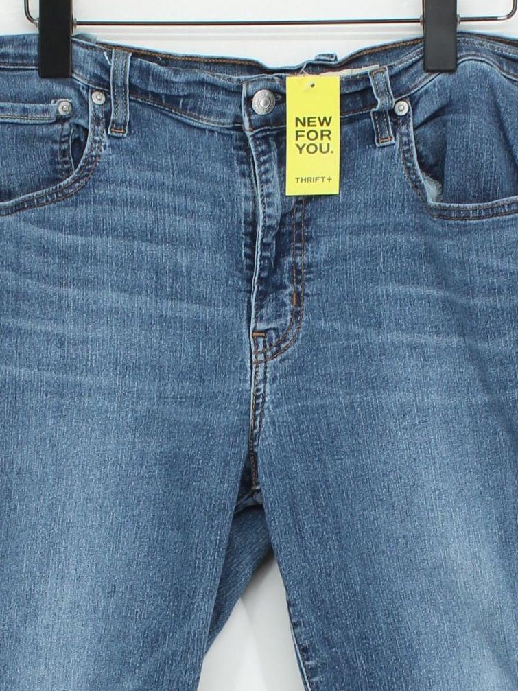 Levi’s Men's Jeans W 32 in Blue Cotton with Polyester, Elastane Skinny - Image 3