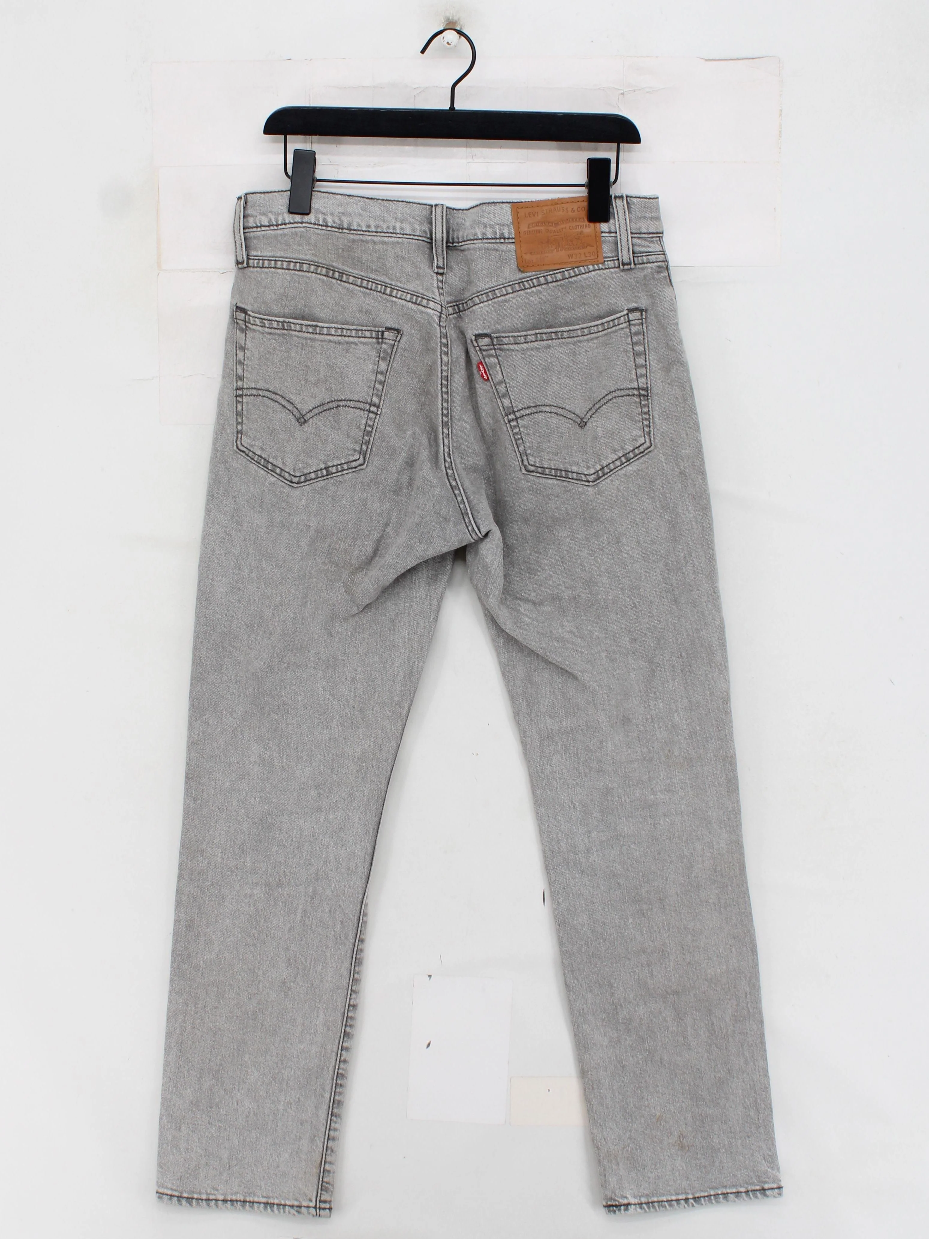 Levi’s Men's Jeans W 32 in Grey Cotton with Lyocell Modal, Elastane Straight - Image 2