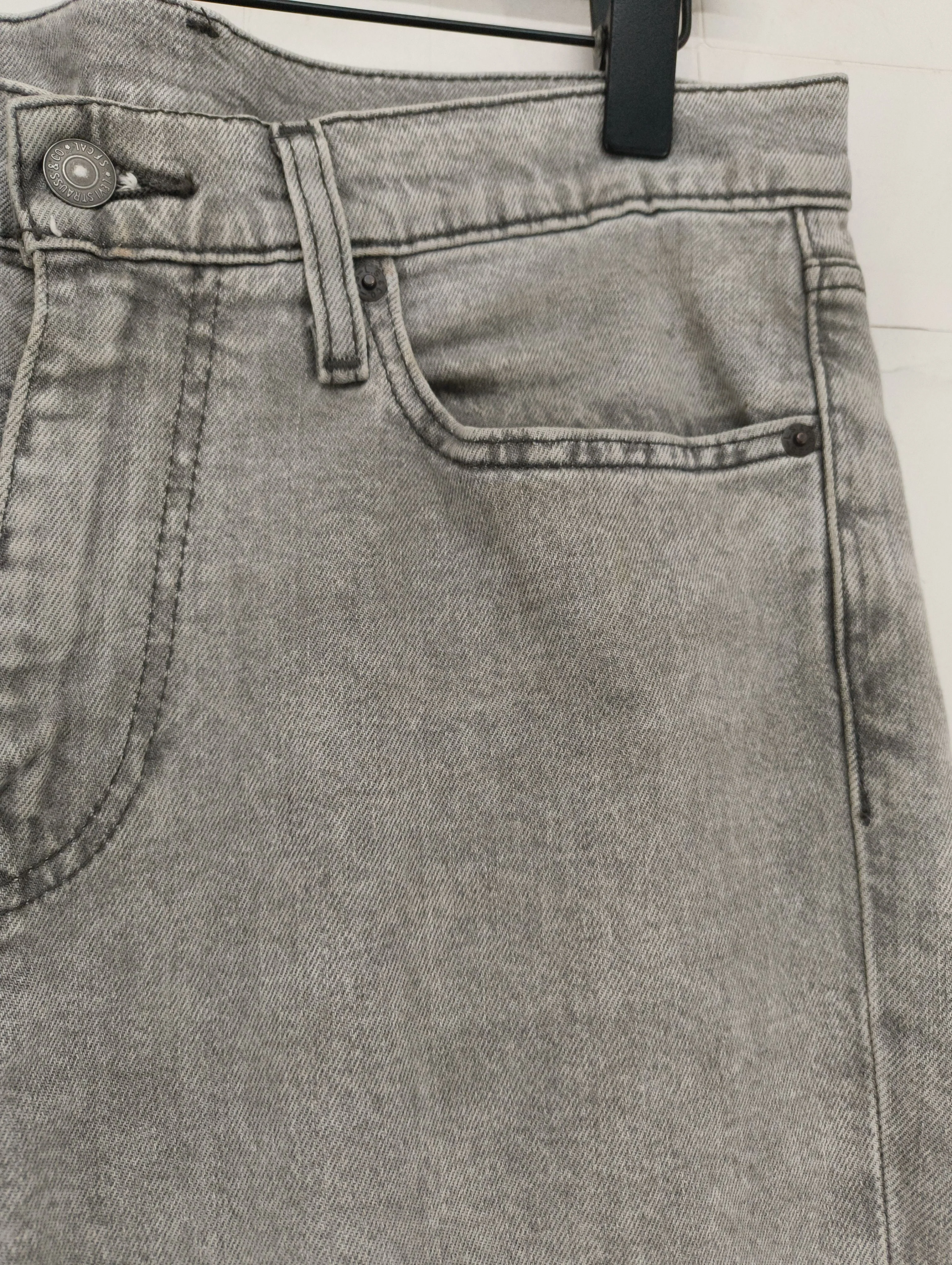 Levi’s Men's Jeans W 32 in Grey Cotton with Lyocell Modal, Elastane Straight - Image 5
