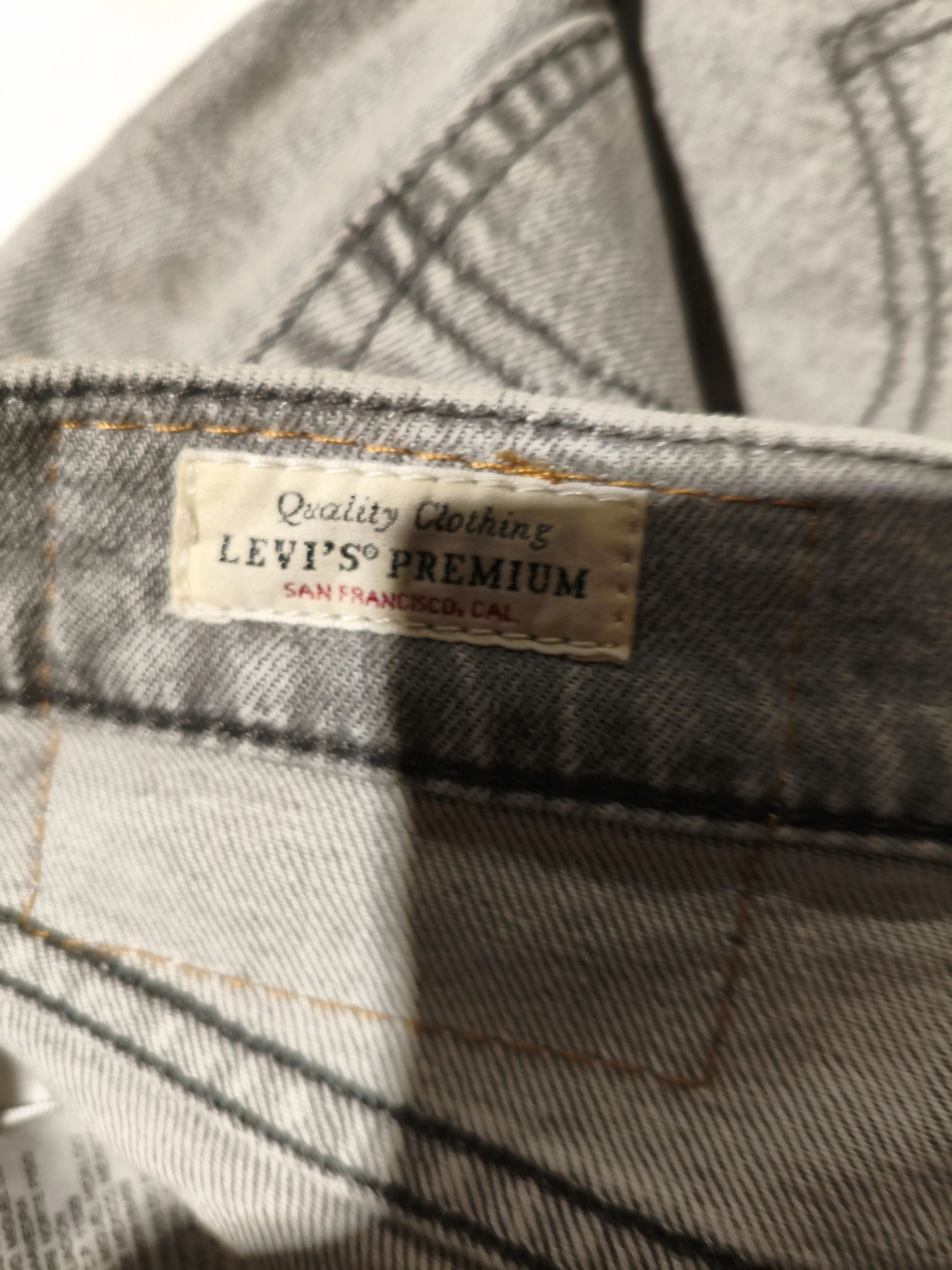 Levi’s Men's Jeans W 32 in Grey Cotton with Lyocell Modal, Elastane Straight - Image 6