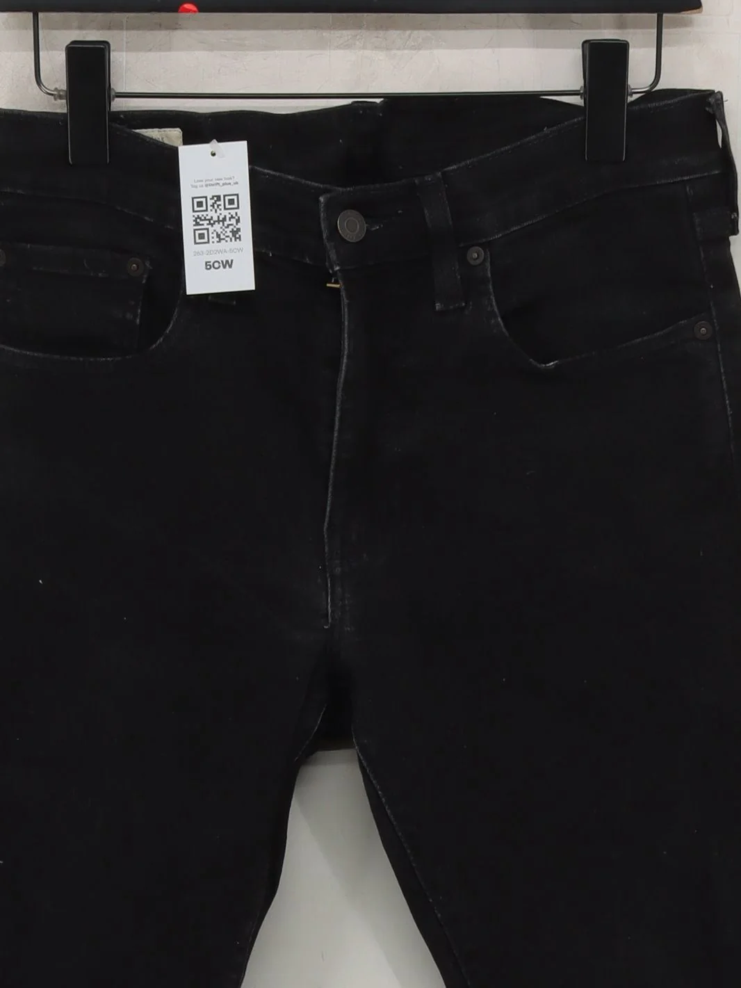 Levi’s Men's Jeans W 32 in; L 30 in Black Cotton with Elastane Skinny - Image 3