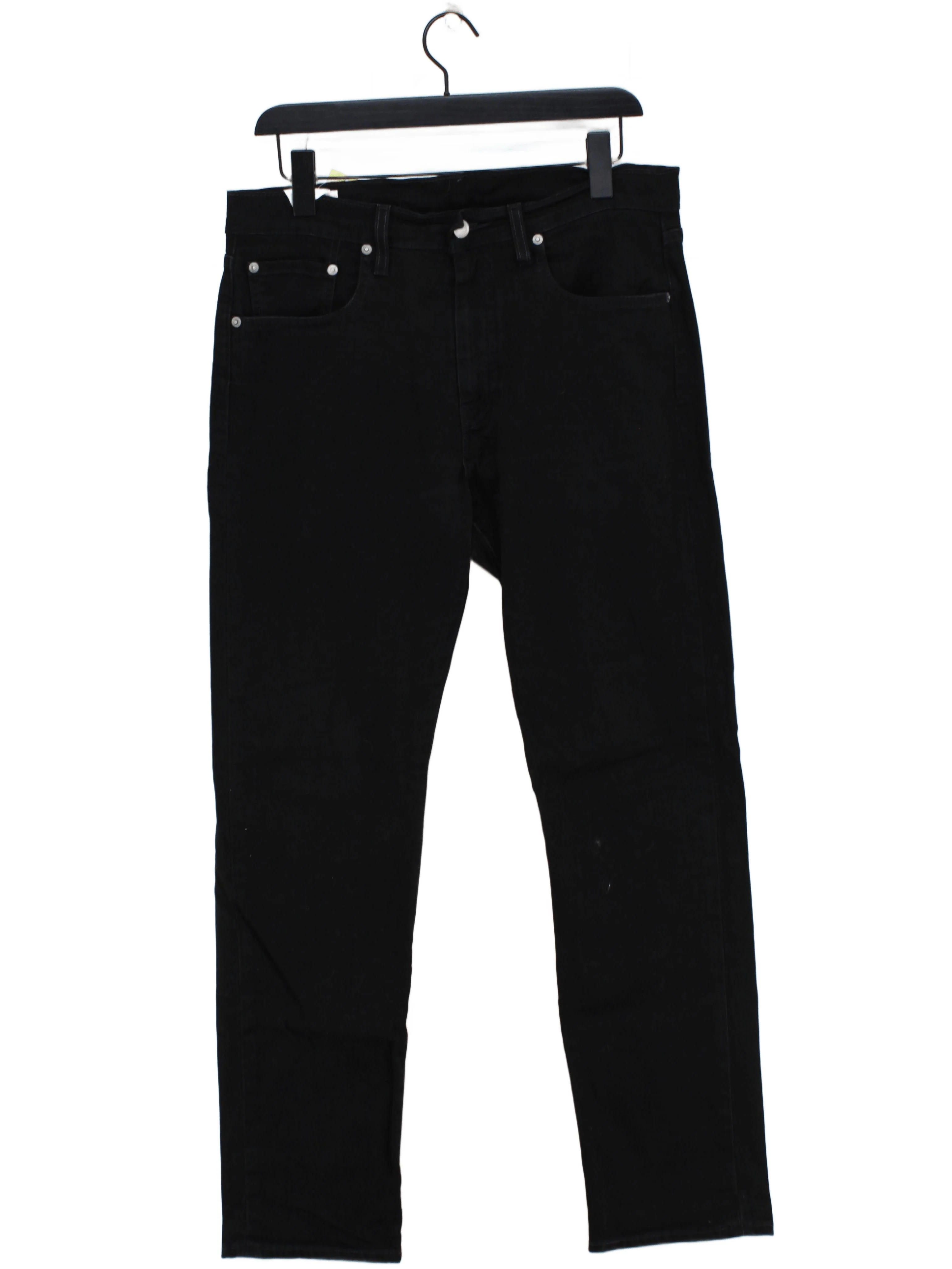 Levi’s Men's Jeans W 32 in; L 32 in Black Cotton with Elastane Straight