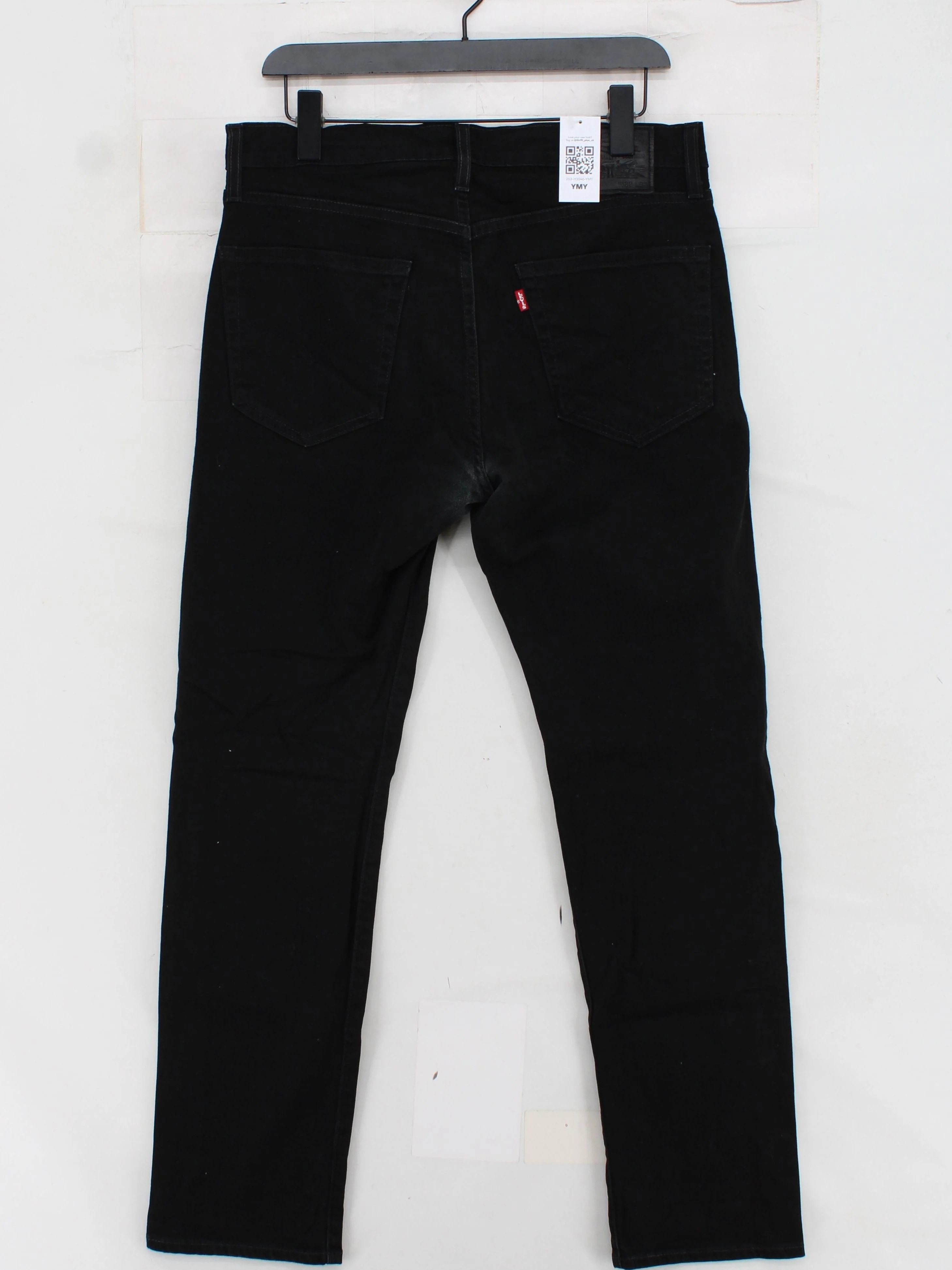 Levi’s Men's Jeans W 32 in; L 32 in Black Cotton with Elastane Straight - Image 2