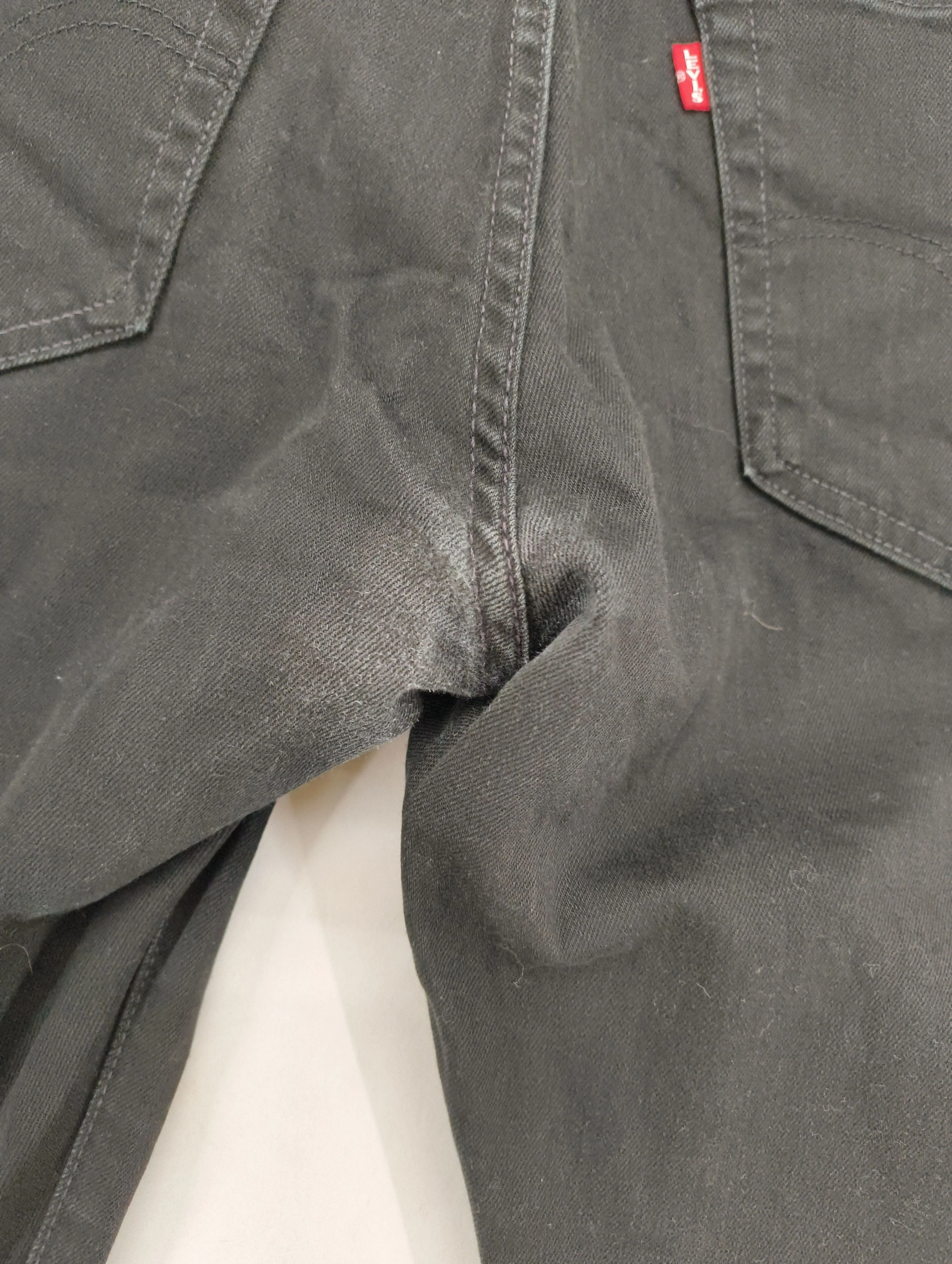 Levi’s Men's Jeans W 32 in; L 32 in Black Cotton with Elastane Straight - Image 5