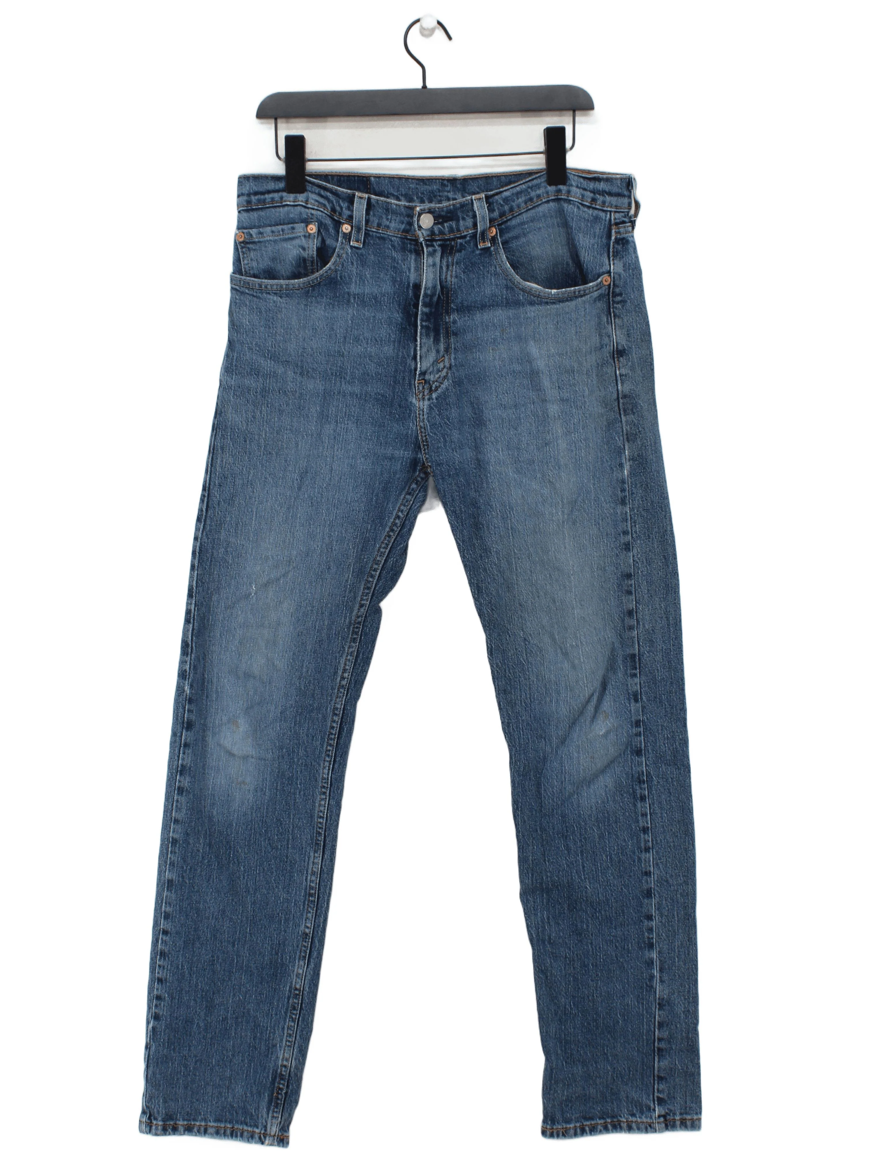 Levi’s Men's Jeans W 32 in; L 32 in Blue Cotton with Elastane Straight