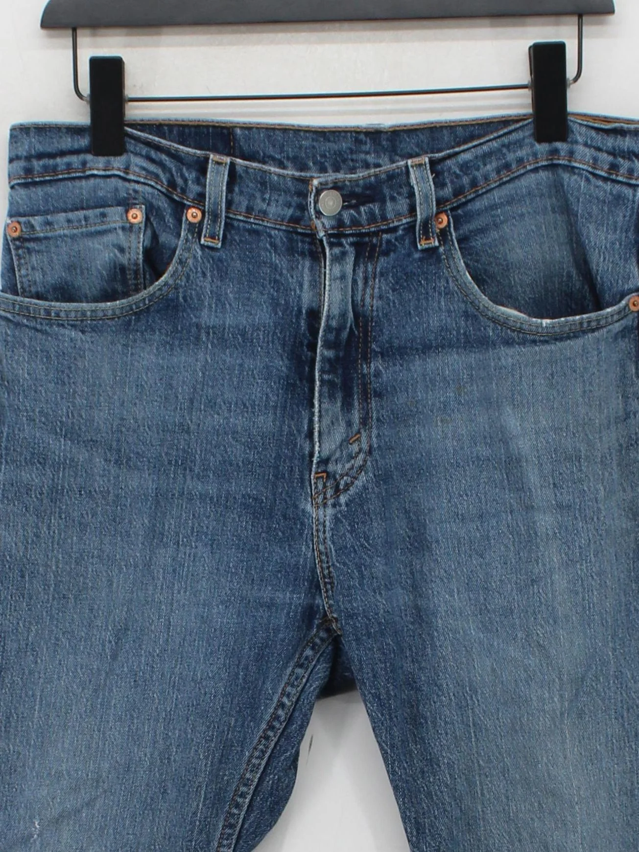 Levi’s Men's Jeans W 32 in; L 32 in Blue Cotton with Elastane Straight - Image 3
