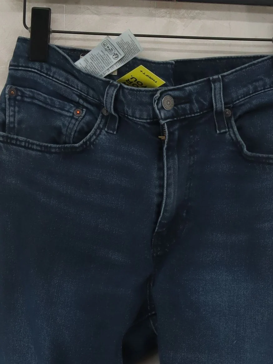 Levi’s Men's Jeans W 32 in; L 32 in Blue Cotton with Elastane Straight - Image 3