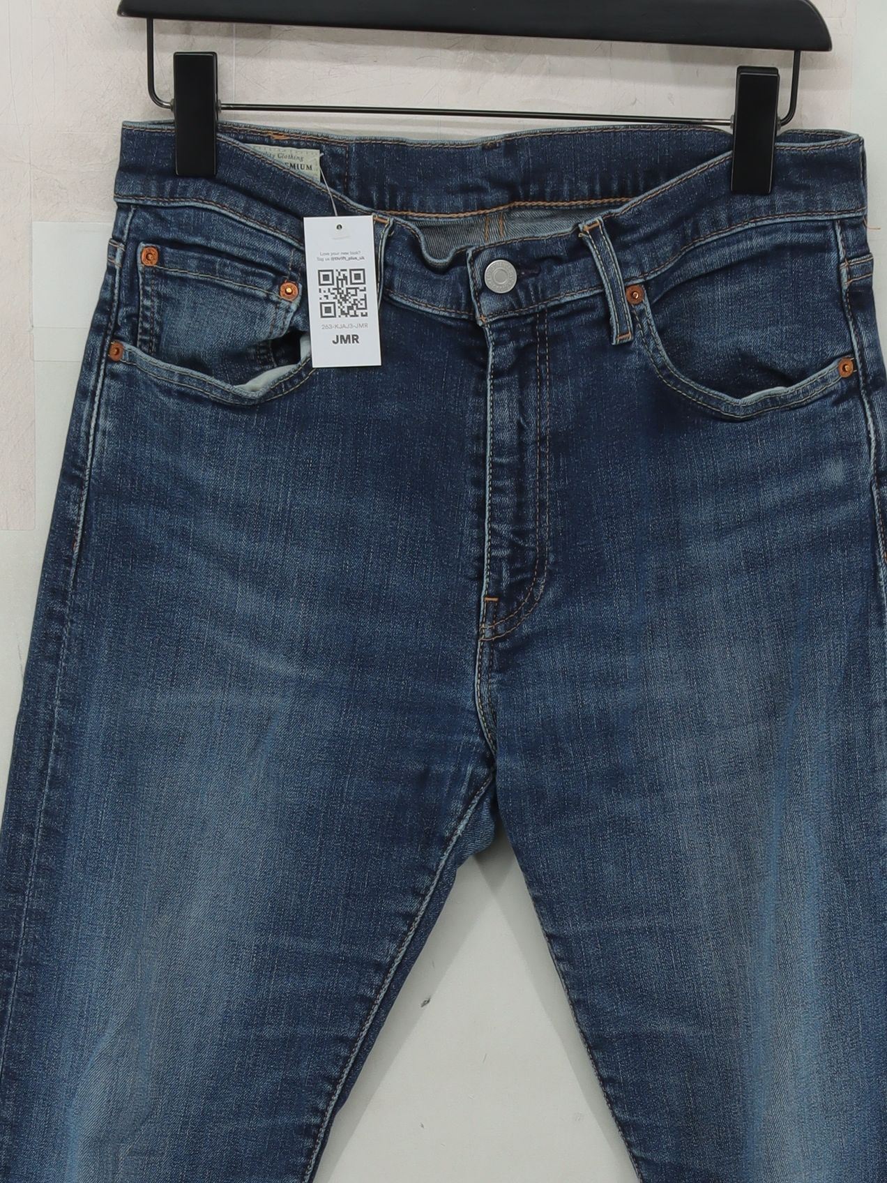 Levi’s Men's Jeans W 32 in; L 34 in Blue Cotton with Elastane Skinny - Image 3