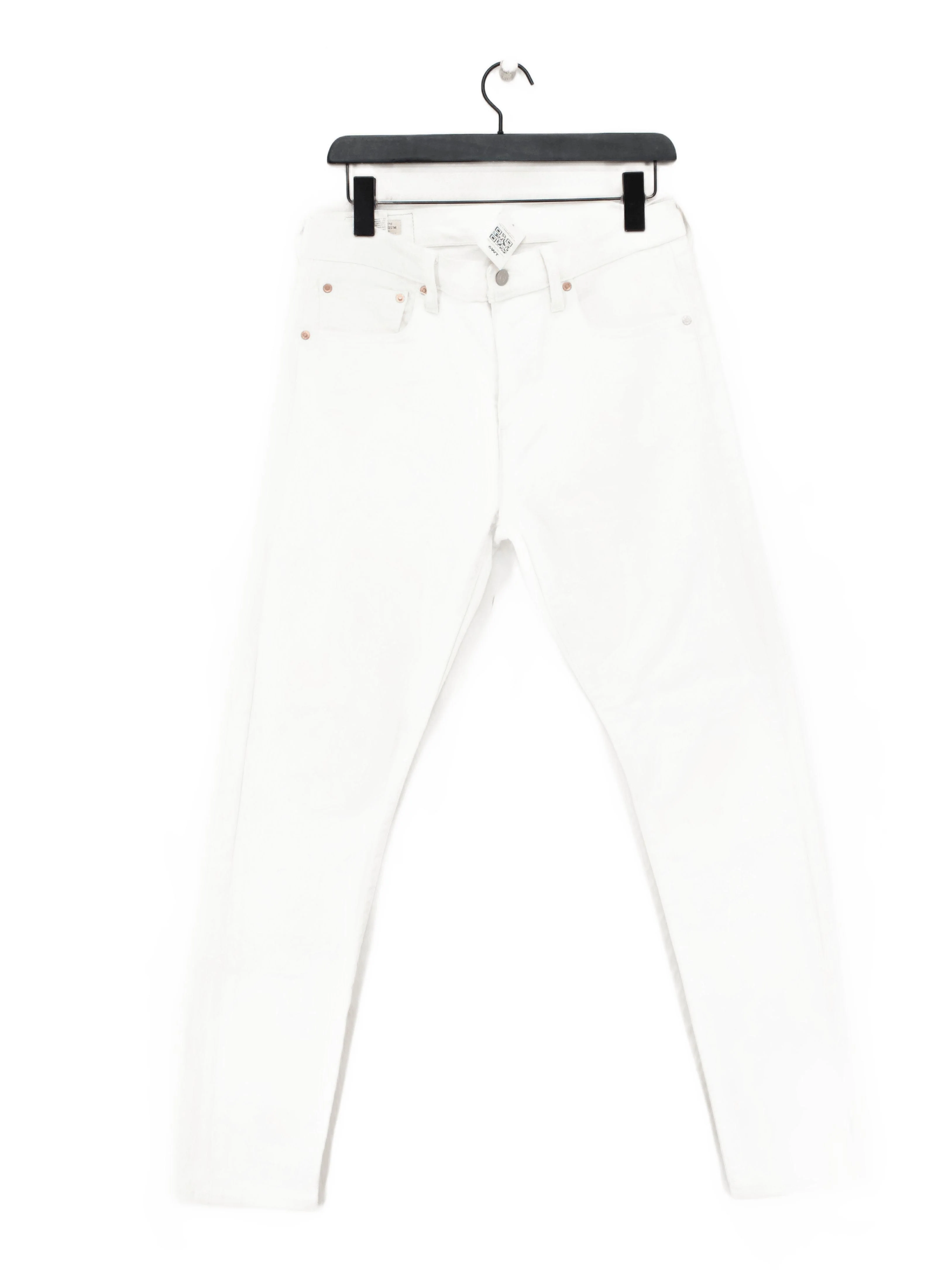 Levi’s Men's Jeans W 32 in White Cotton with Elastane Straight