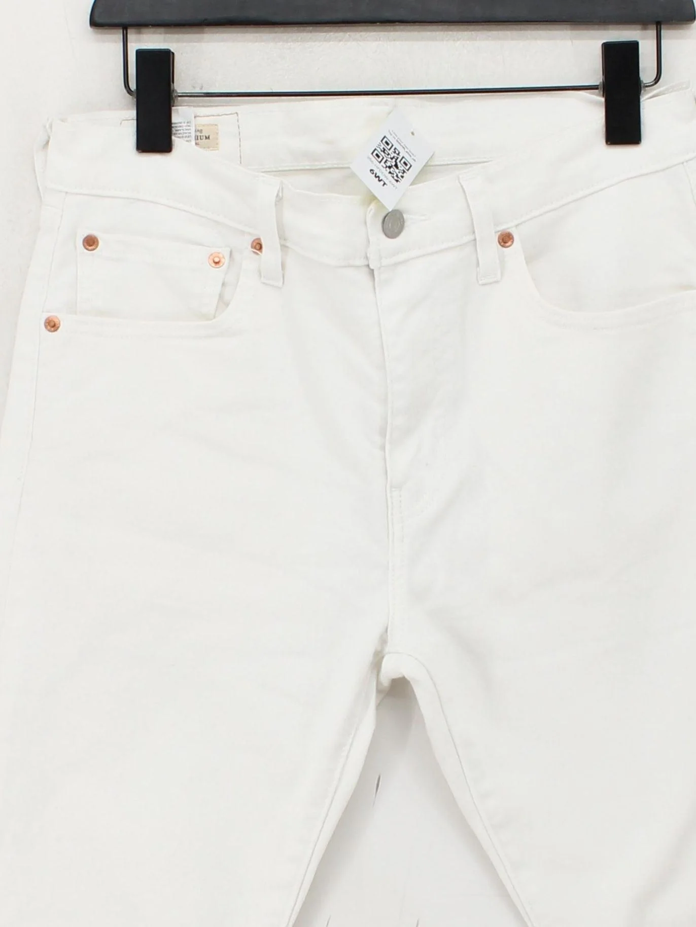 Levi’s Men's Jeans W 32 in White Cotton with Elastane Straight - Image 3