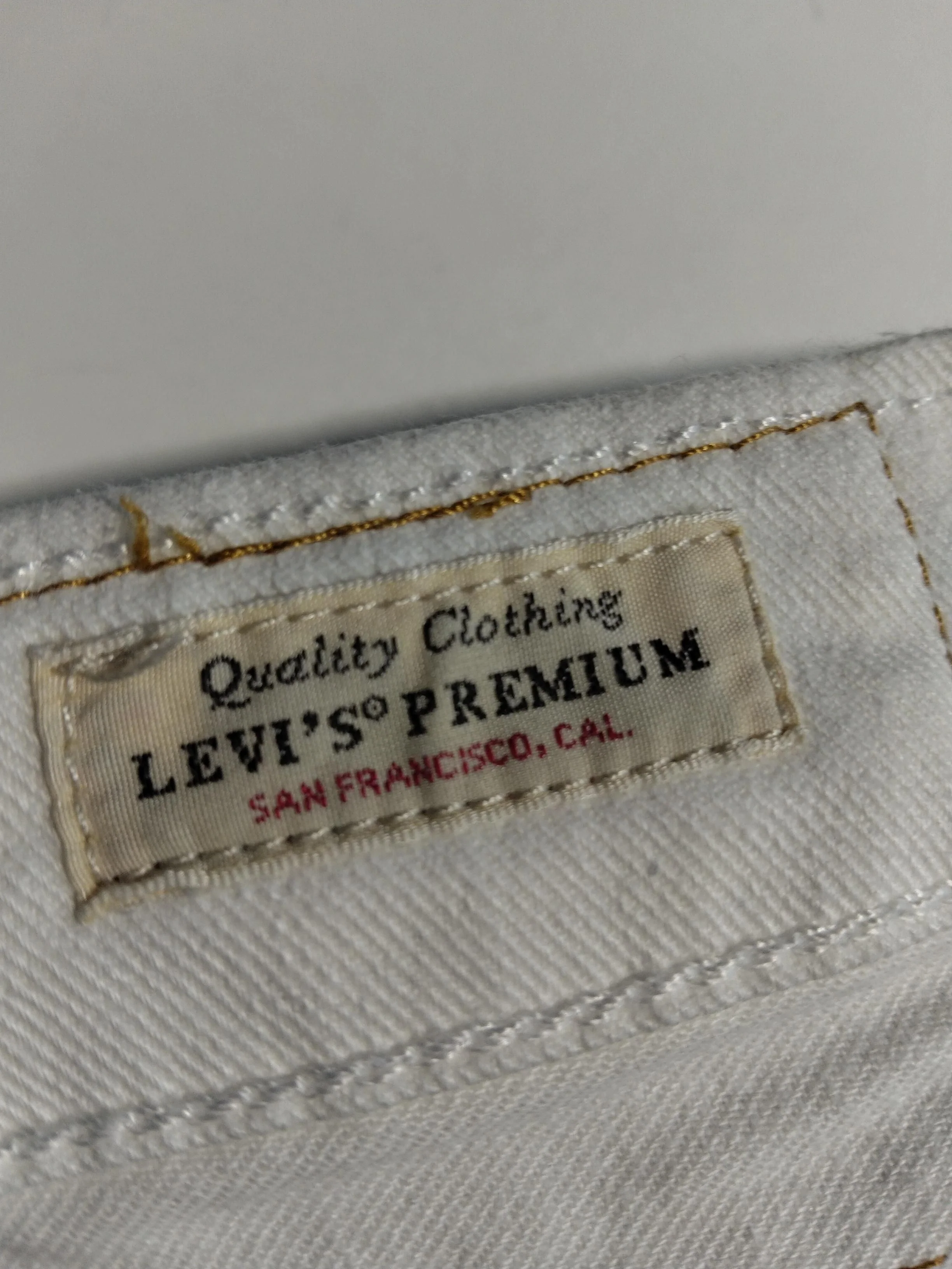 Levi’s Men's Jeans W 32 in White Cotton with Elastane Straight - Image 6