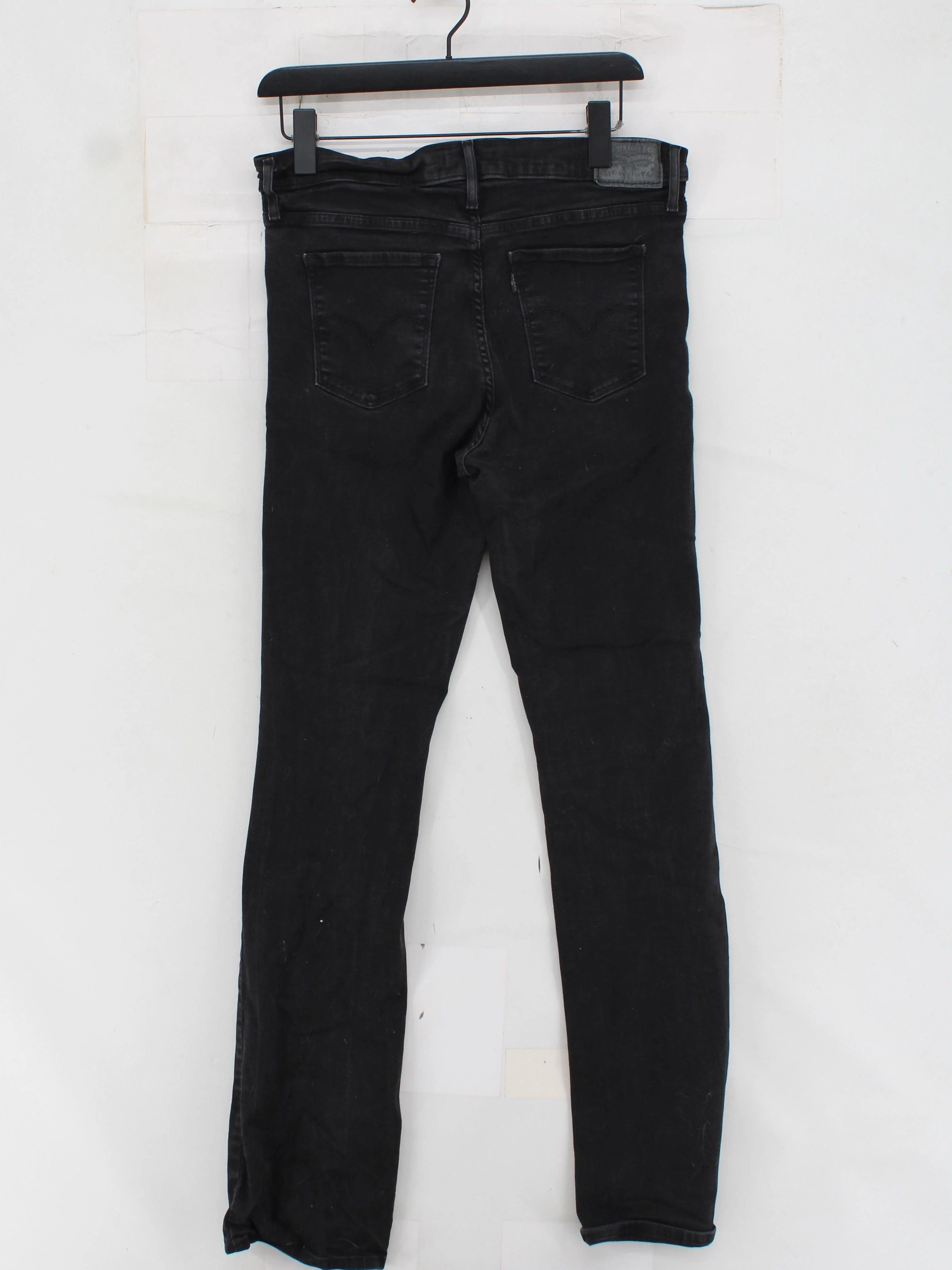 Levi’s Men's Jeans W 33 in Black Cotton with Polyester, Elastane Straight - Image 2