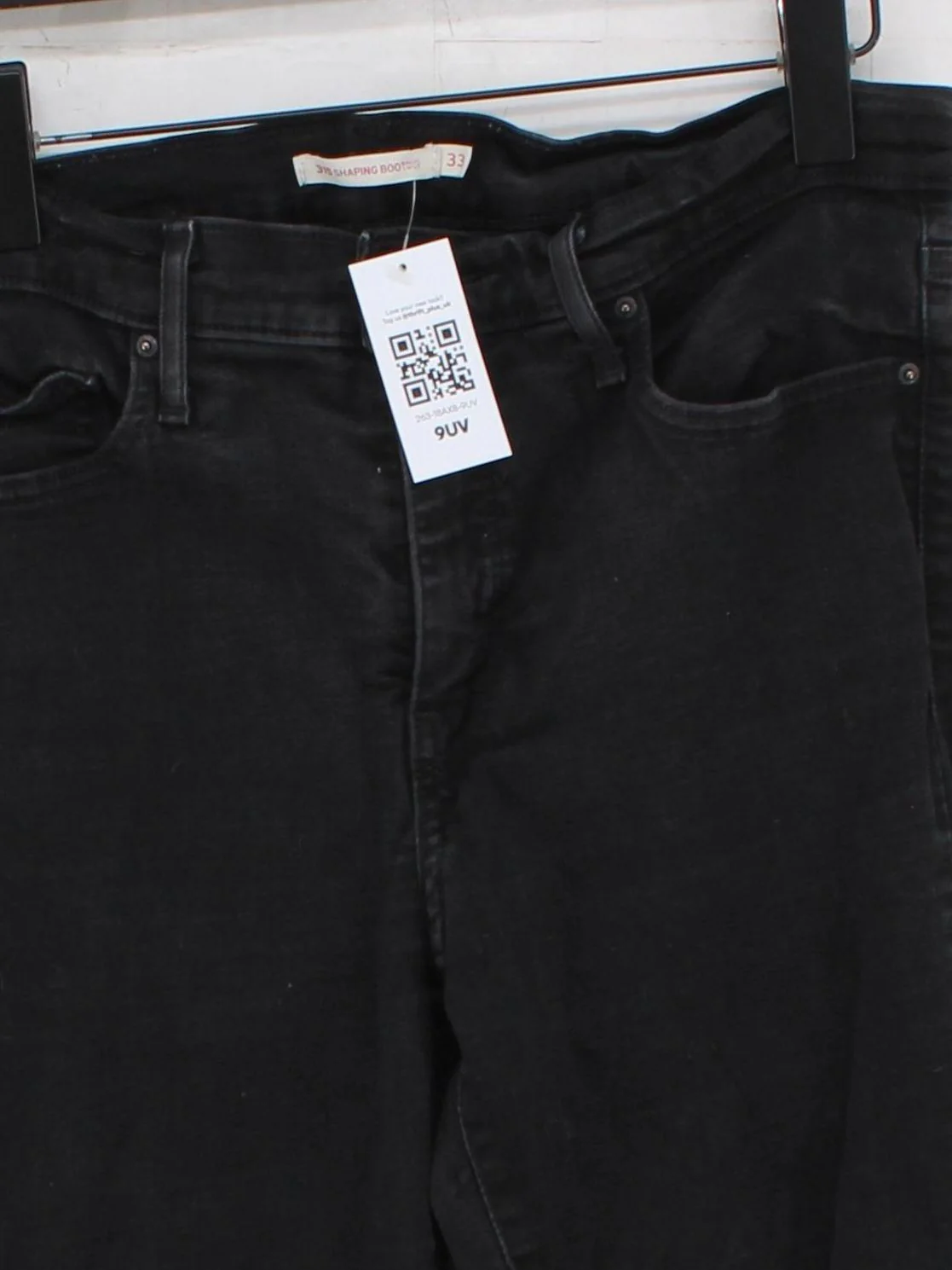 Levi’s Men's Jeans W 33 in Black Cotton with Polyester, Elastane Straight - Image 3