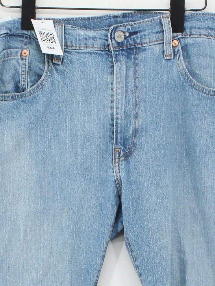 Levi’s Men's Jeans W 33 in Blue Cotton with Elastane Straight - Image 3