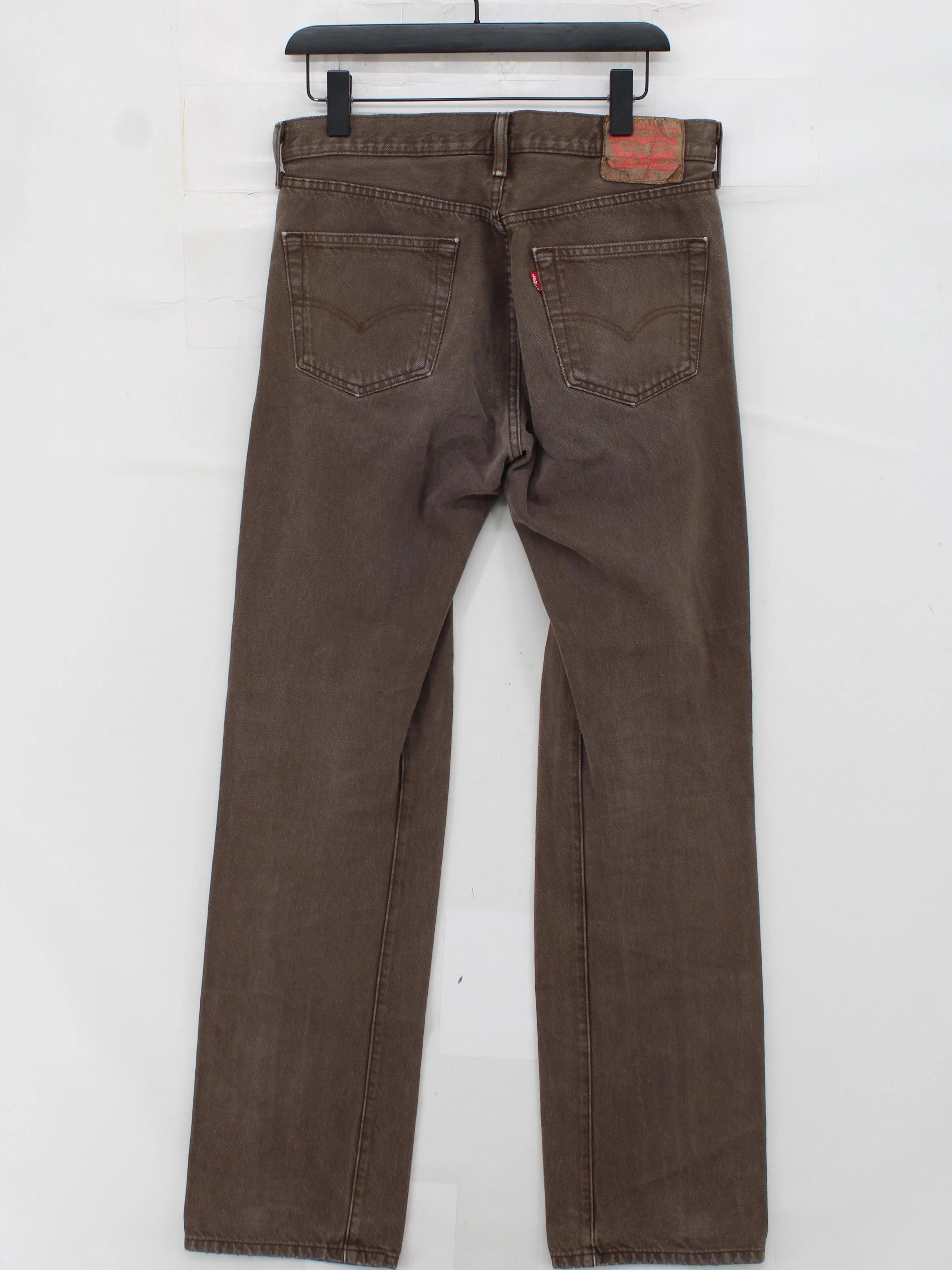 Levi’s Men's Jeans W 33 in Brown 100% Cotton Straight - Image 2