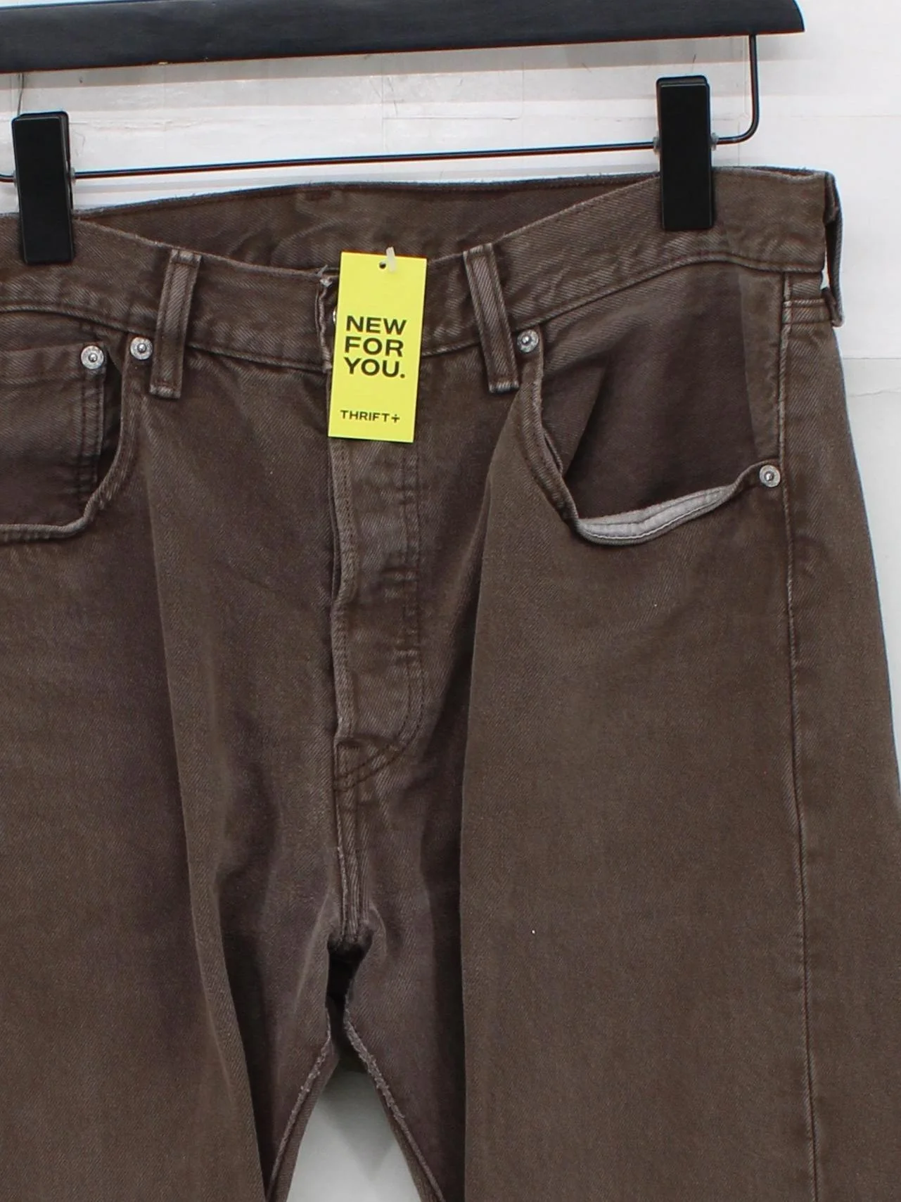 Levi’s Men's Jeans W 33 in Brown 100% Cotton Straight - Image 3