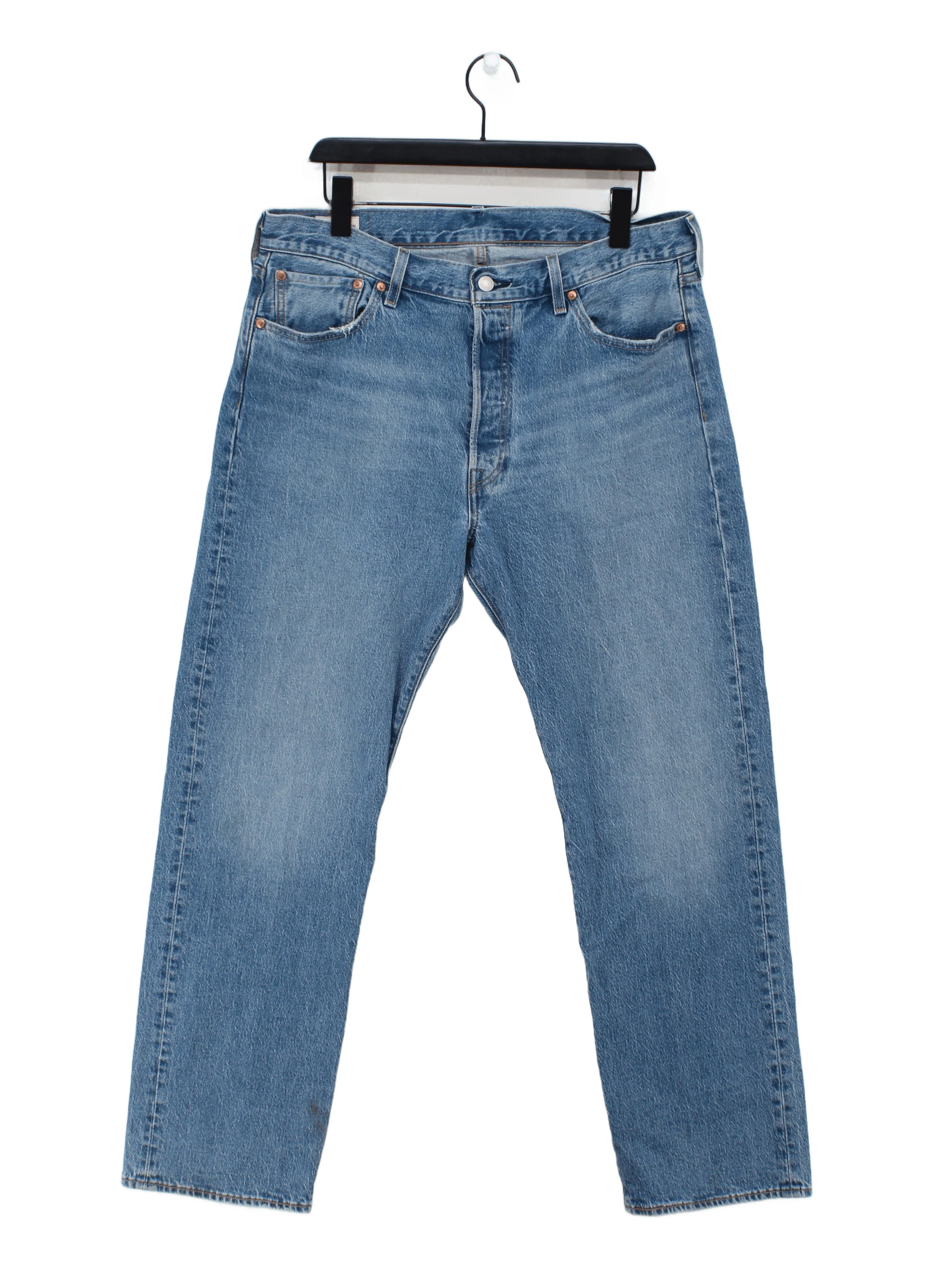 Levi’s Men's Jeans W 33 in; L 30 in Blue Cotton with Elastane Straight