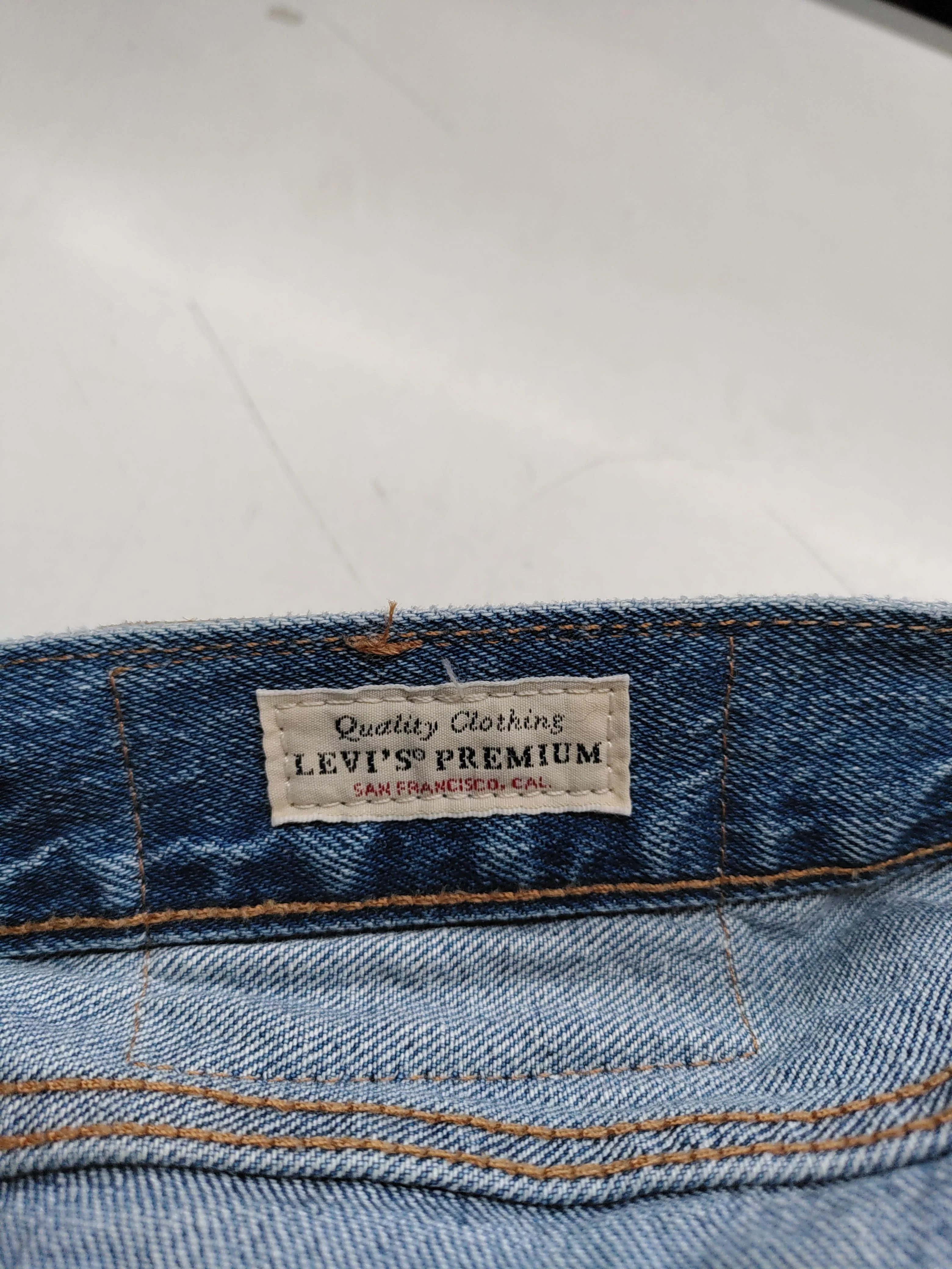 Levi’s Men's Jeans W 33 in; L 30 in Blue Cotton with Elastane Straight - Image 5